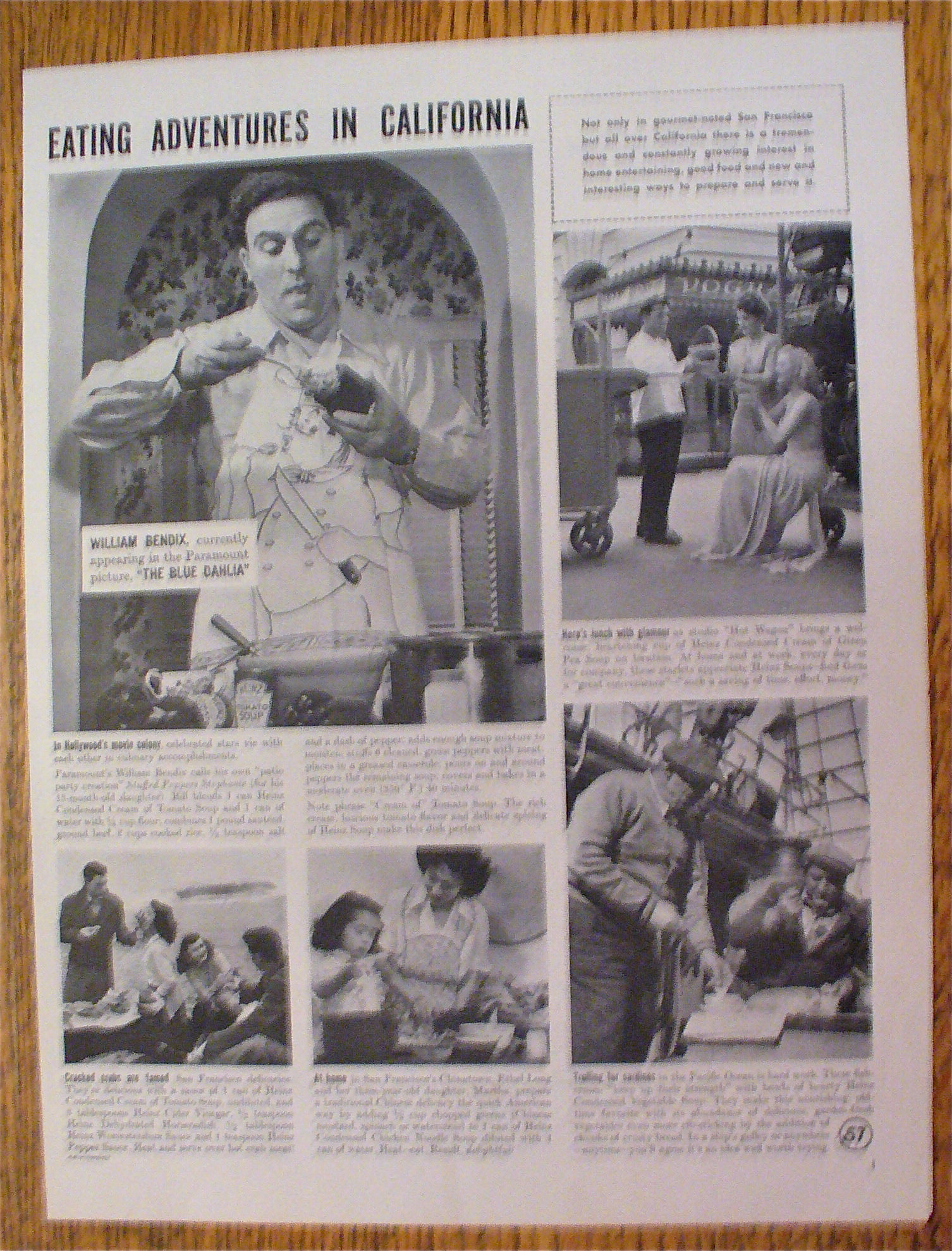 1946 Heinz Tomato Soup With William Bendix