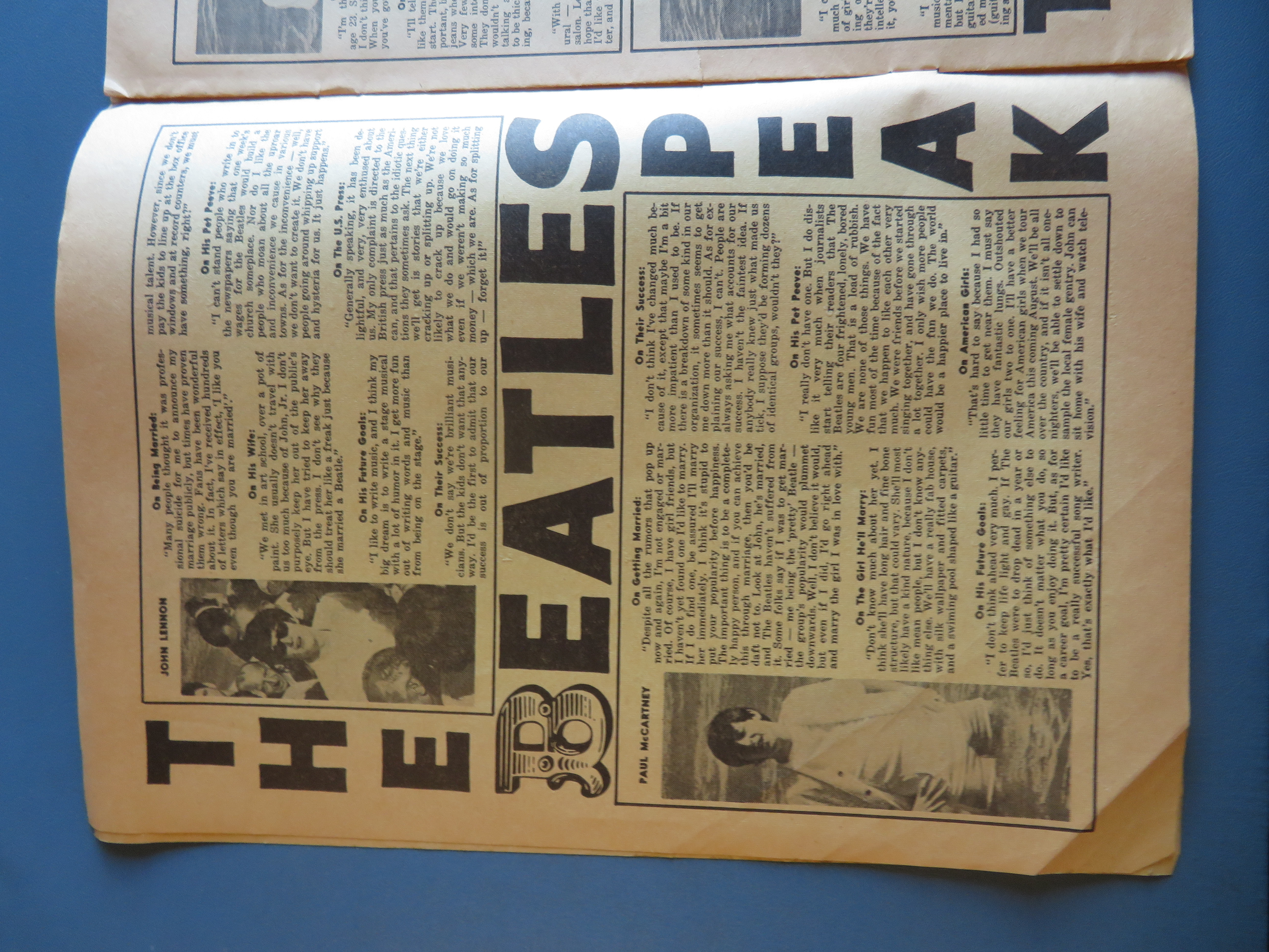 Beatles Songs Magazine 1964 Exclusive New Hits