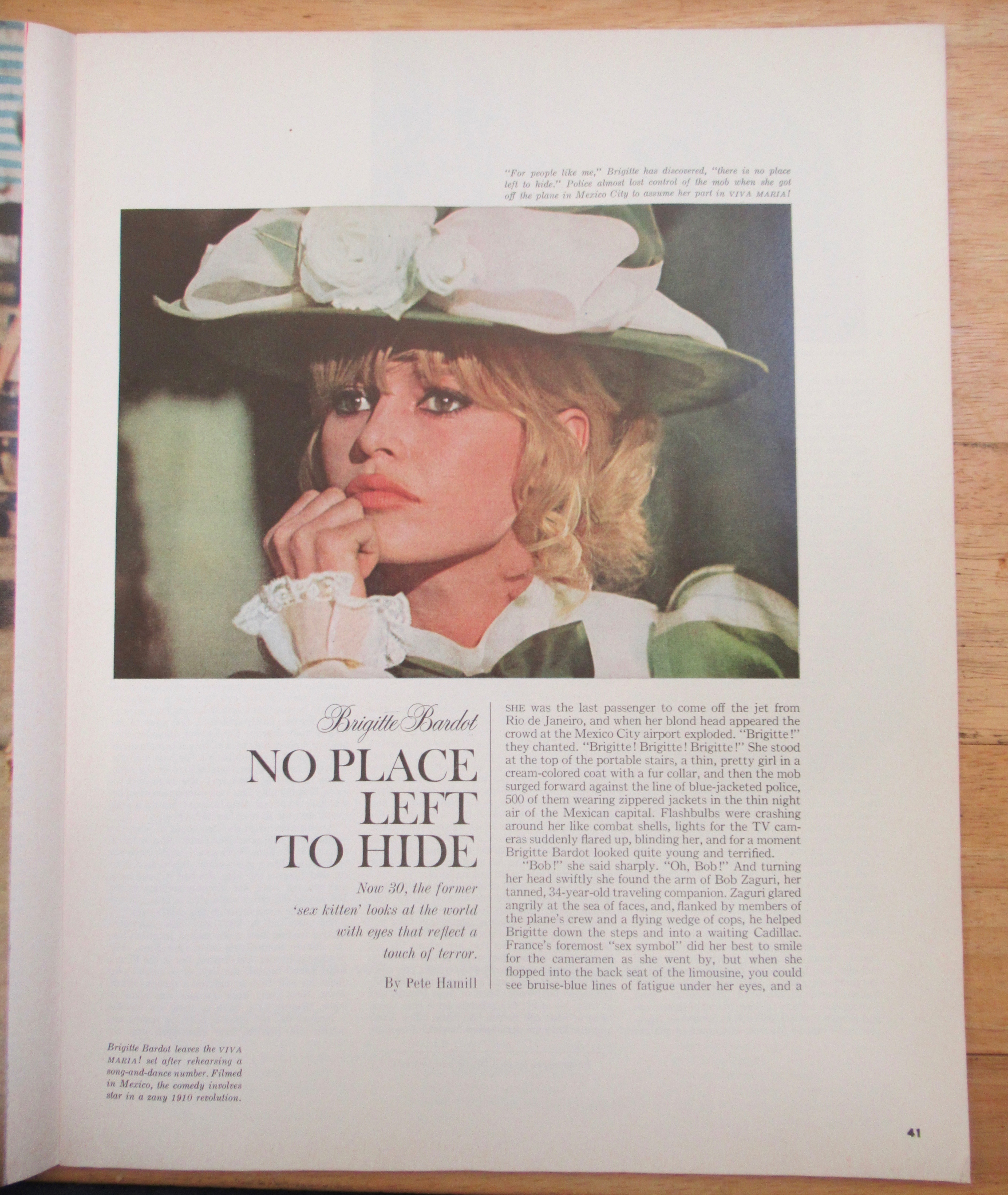 Saturday Evening Post Magazine May 8, 1965 Bardot
