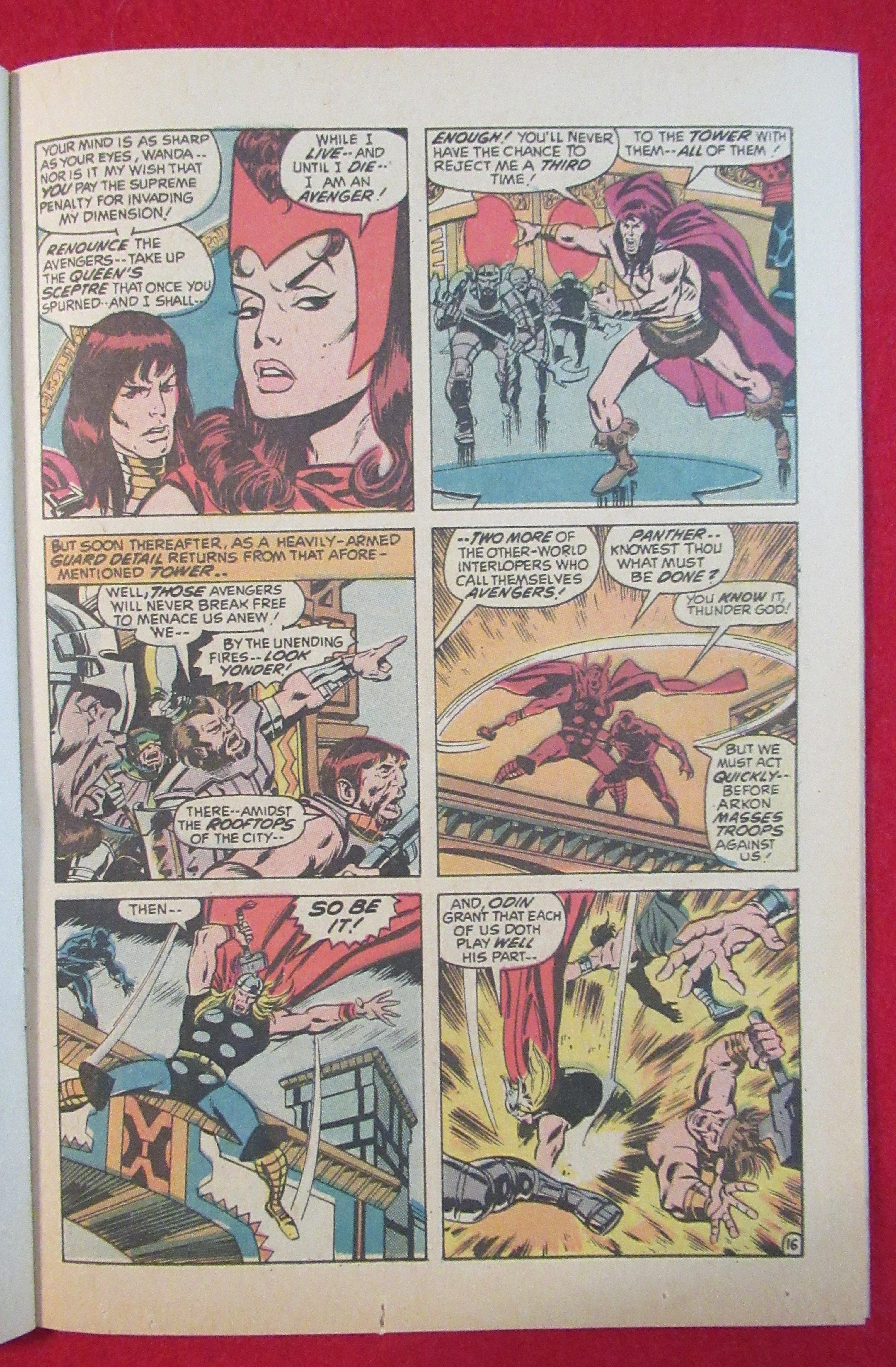 Avengers Comic January 1971 Sword & Sorceress