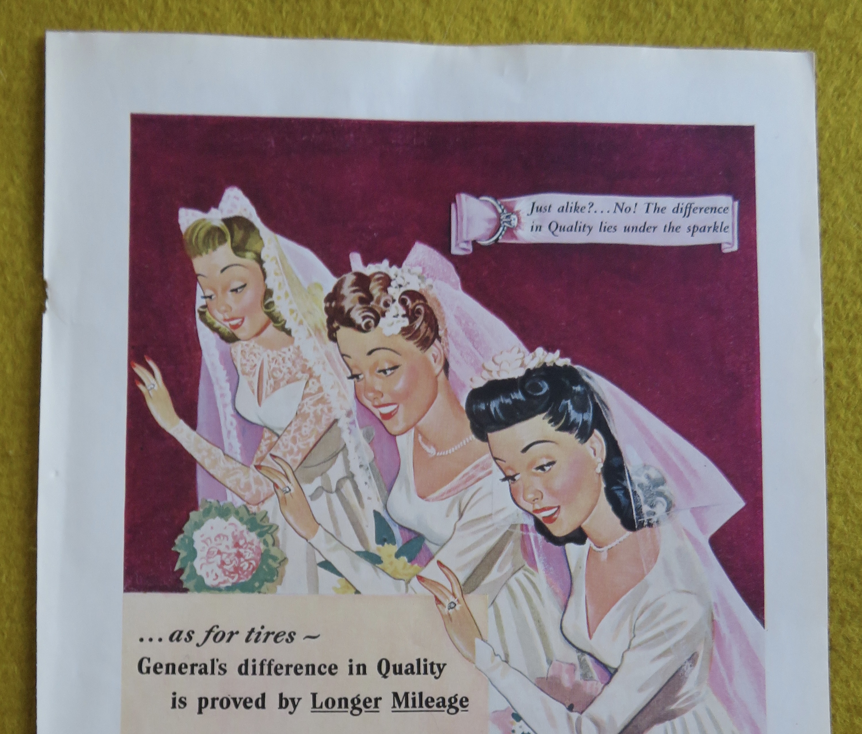 1945 General Tires with Three Brides