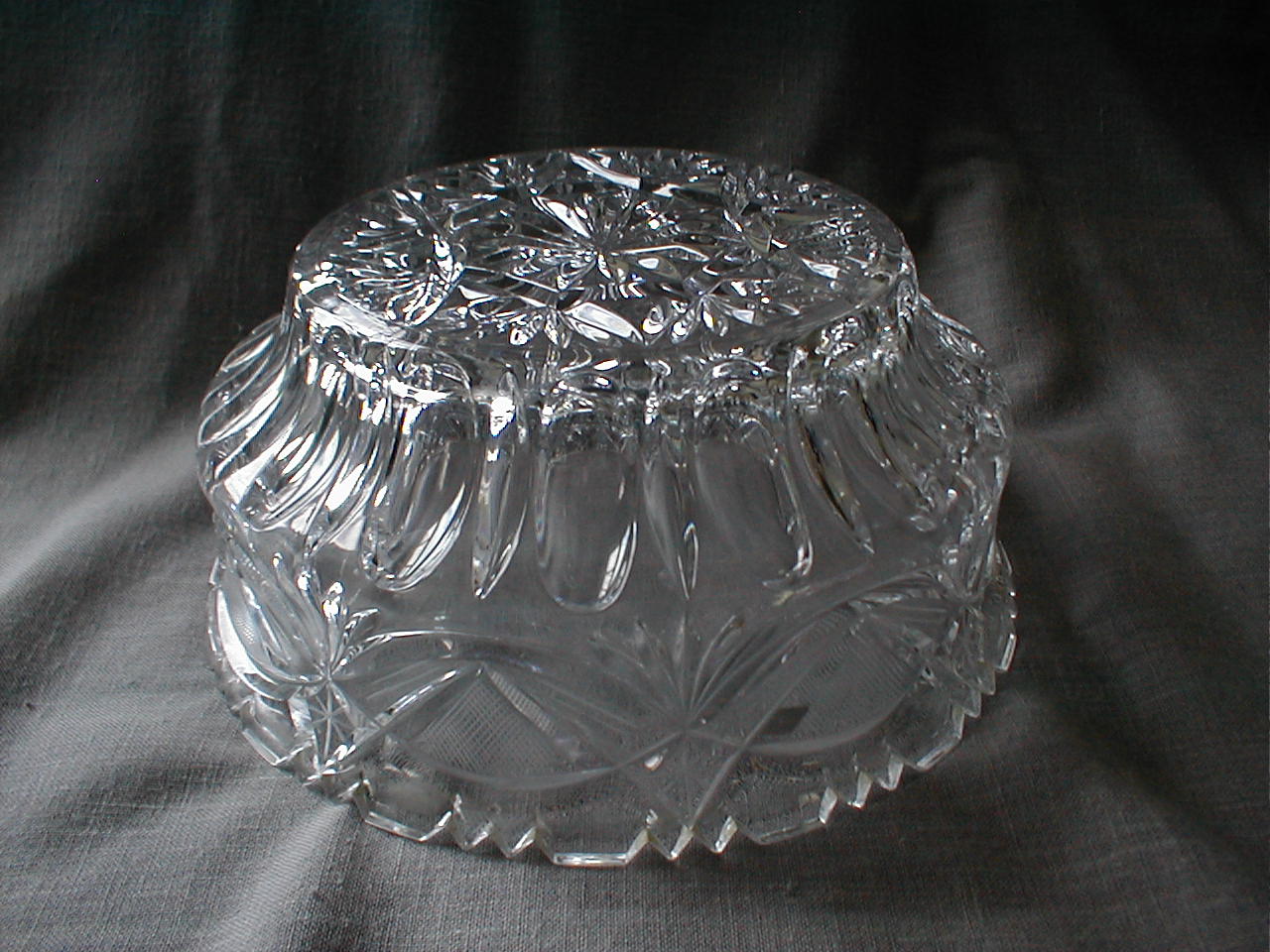 Cut Glass Crystal Bowl