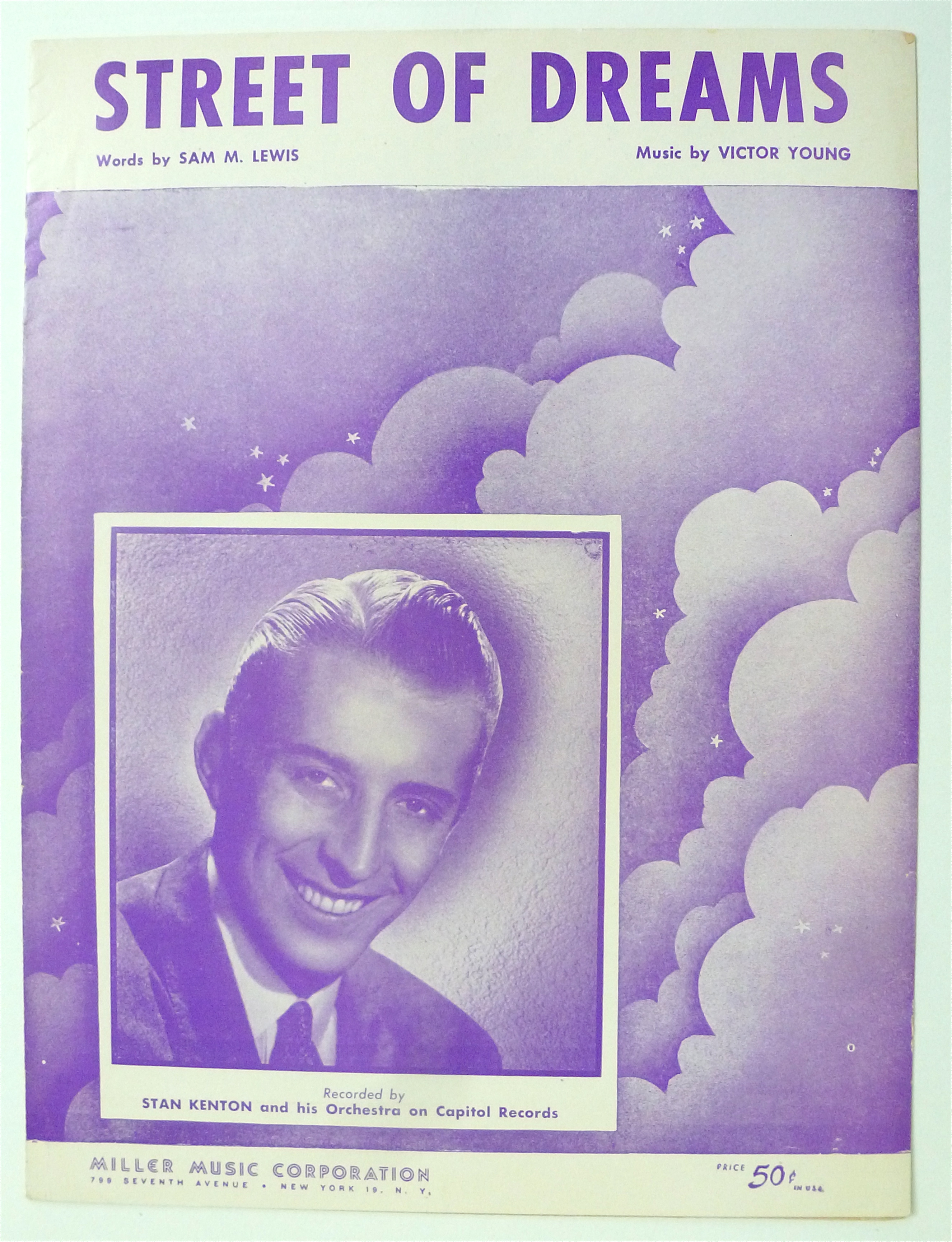 Sheet Music For 1951 Street Of Dreams