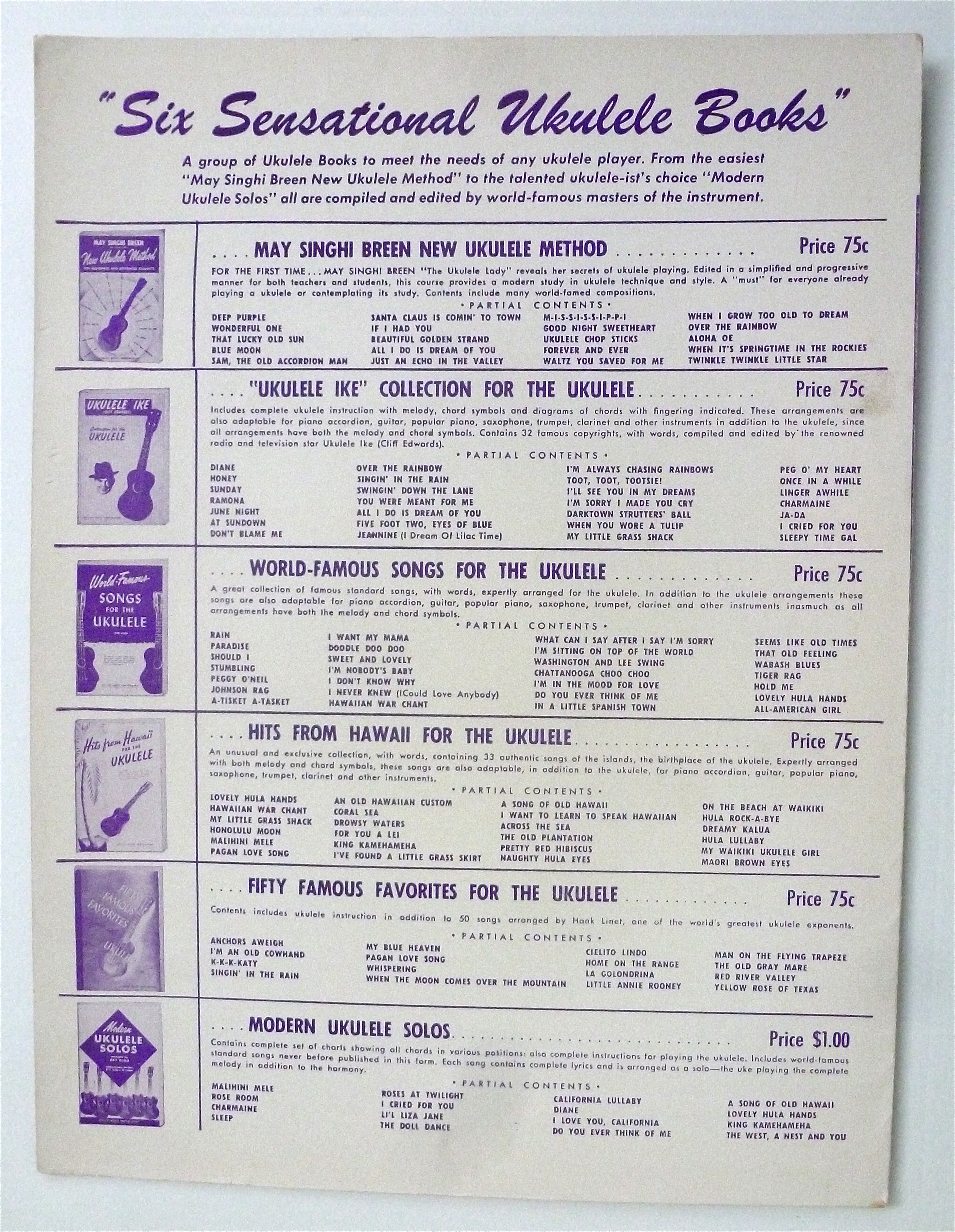 Sheet Music For 1951 Street Of Dreams