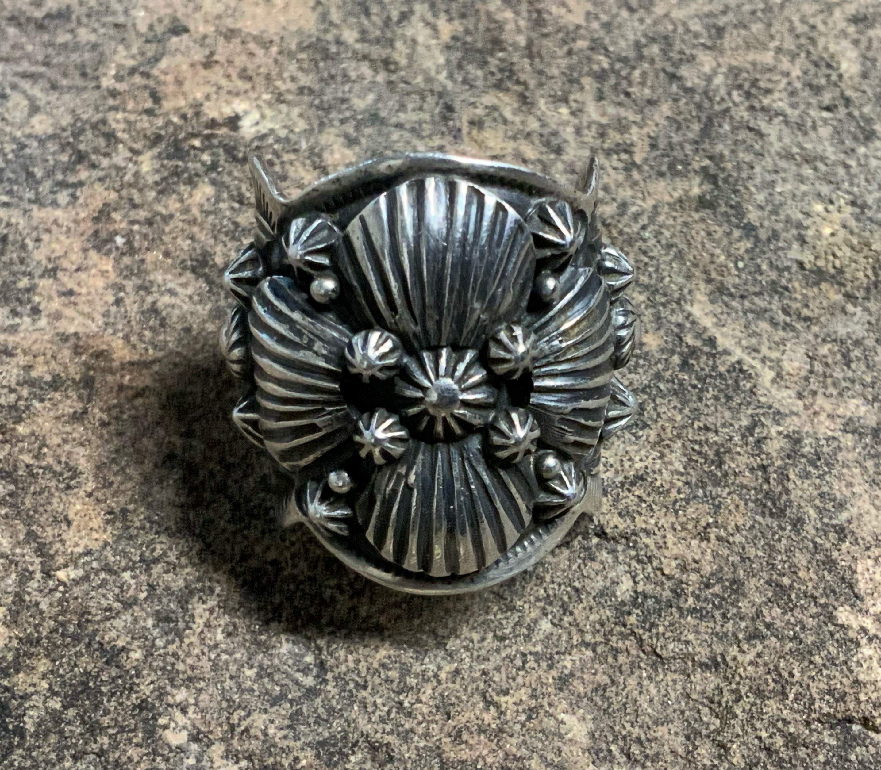 Darrel Becente Sterling Silver Ring Size 9