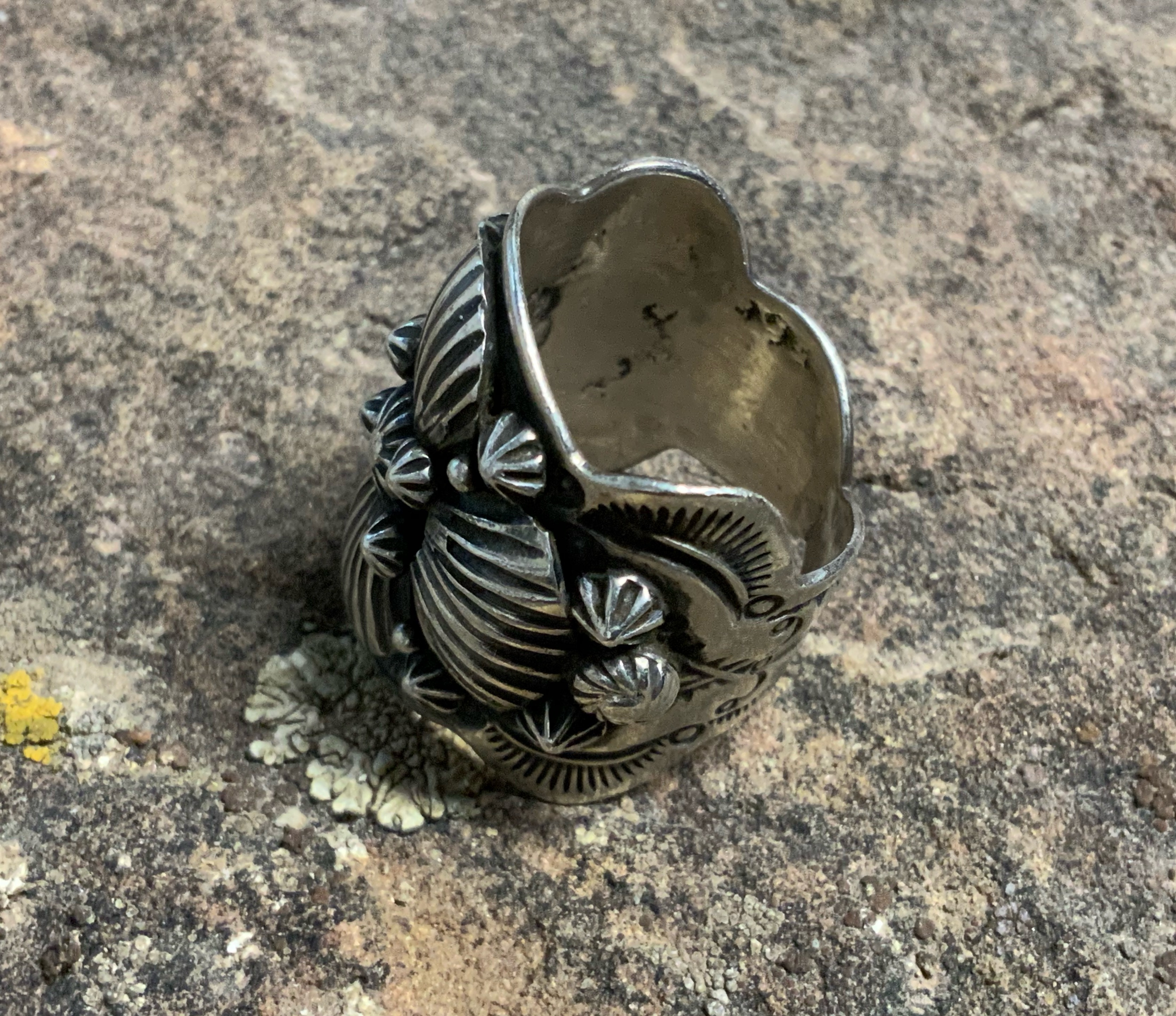 Darrel Becente Sterling Silver Ring Size 9