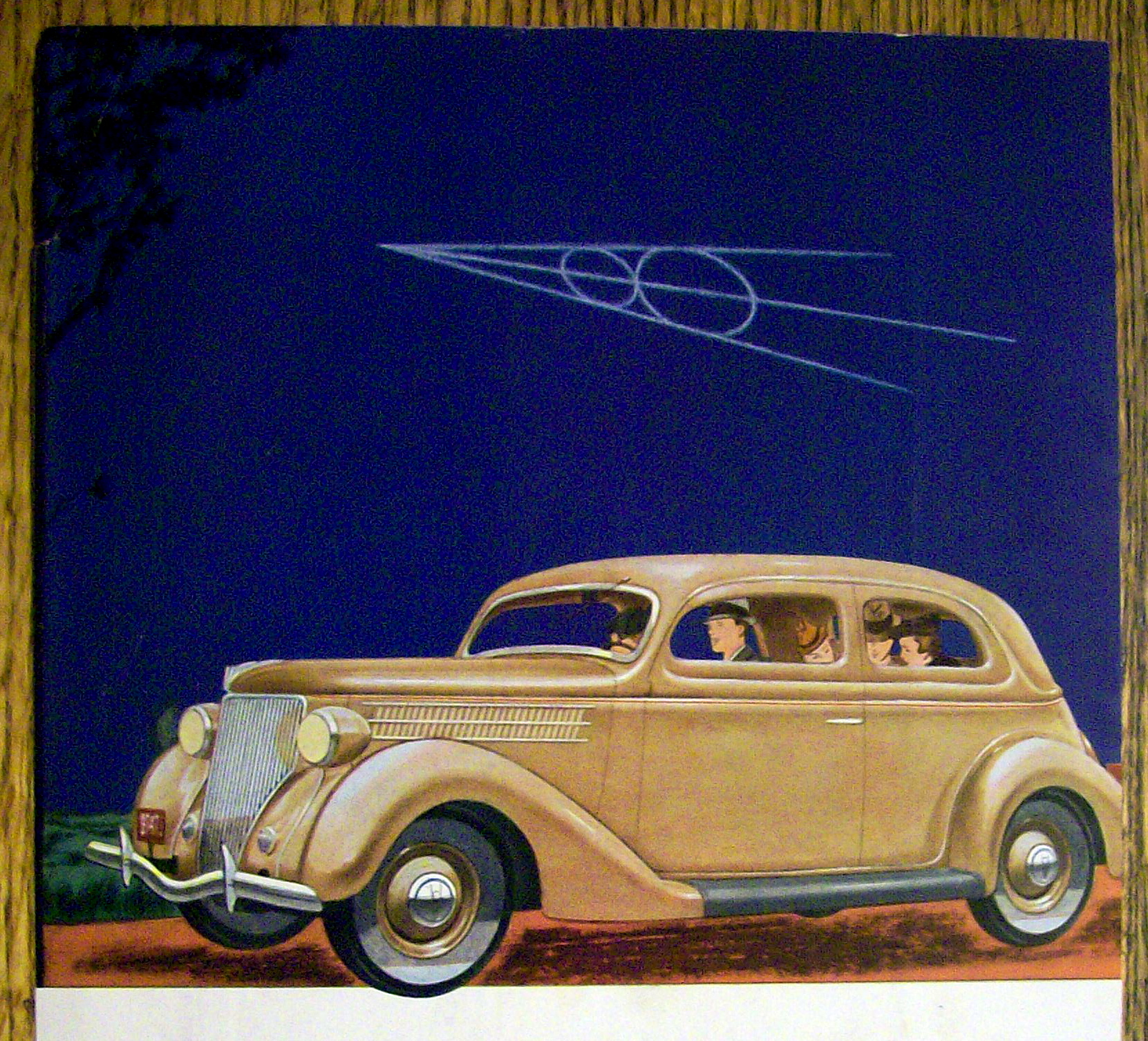 1936 Ford Automobile with the New Ford V - 8