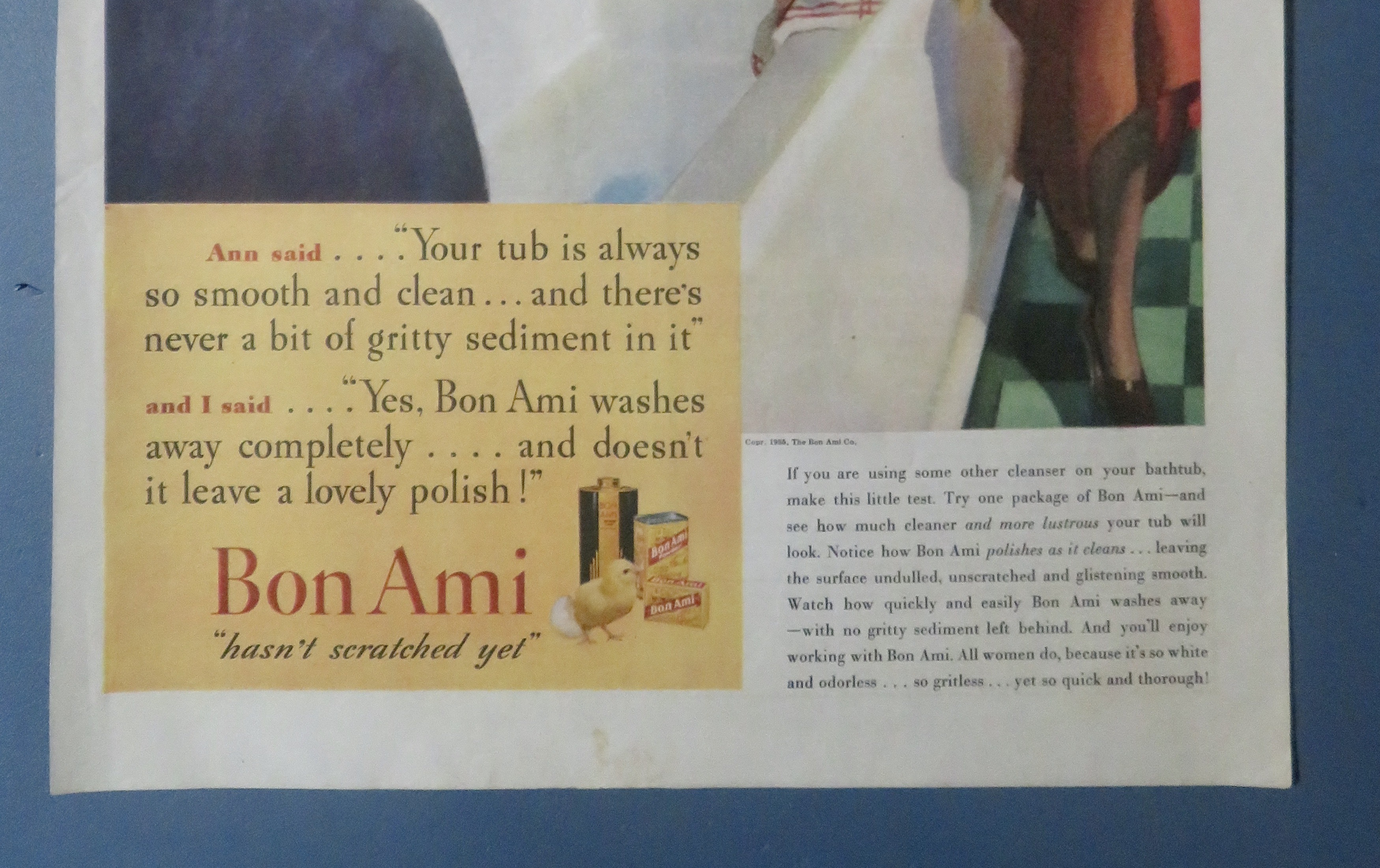 1935 Bon Ami Powder with Two Women Talking
