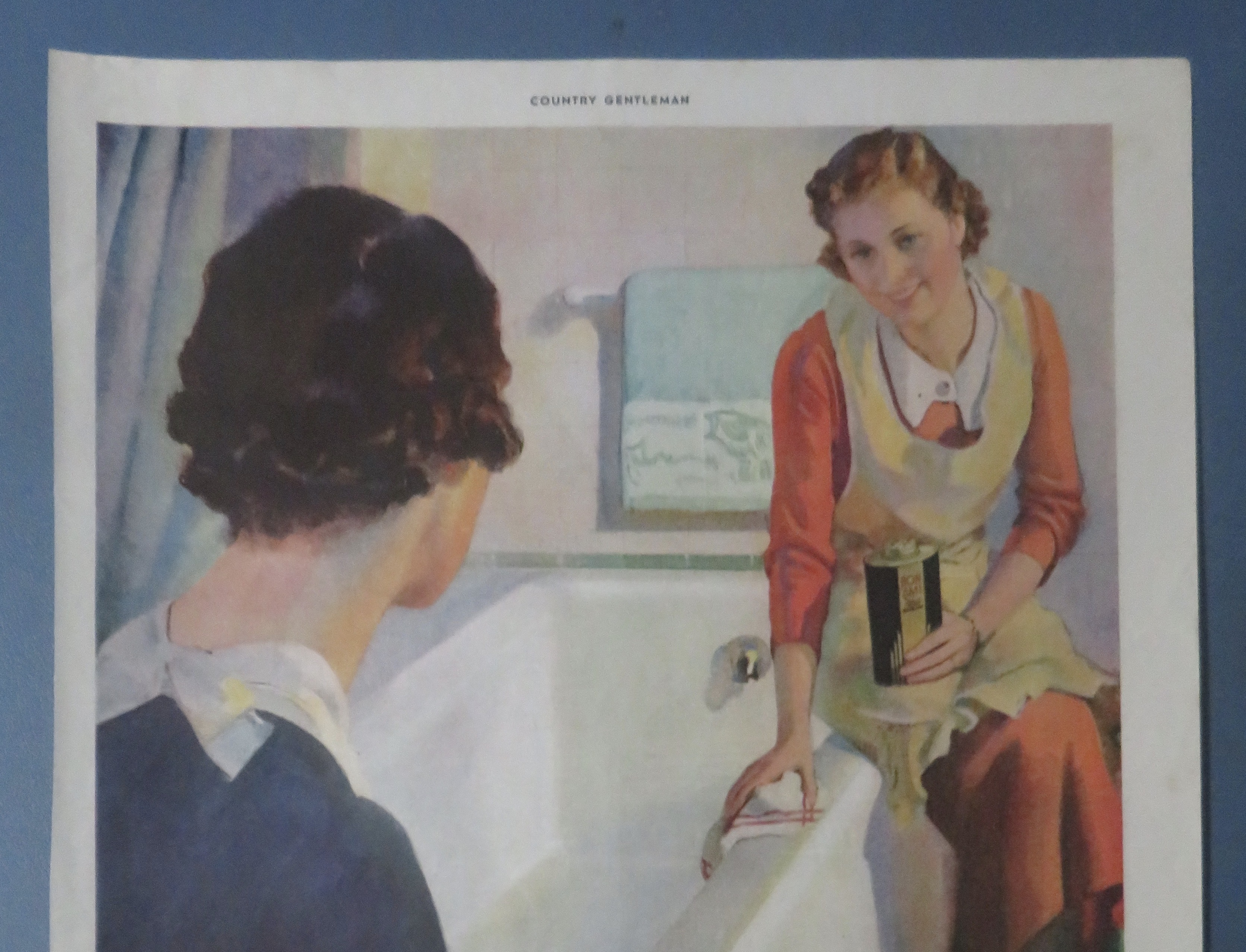 1935 Bon Ami Powder with Two Women Talking