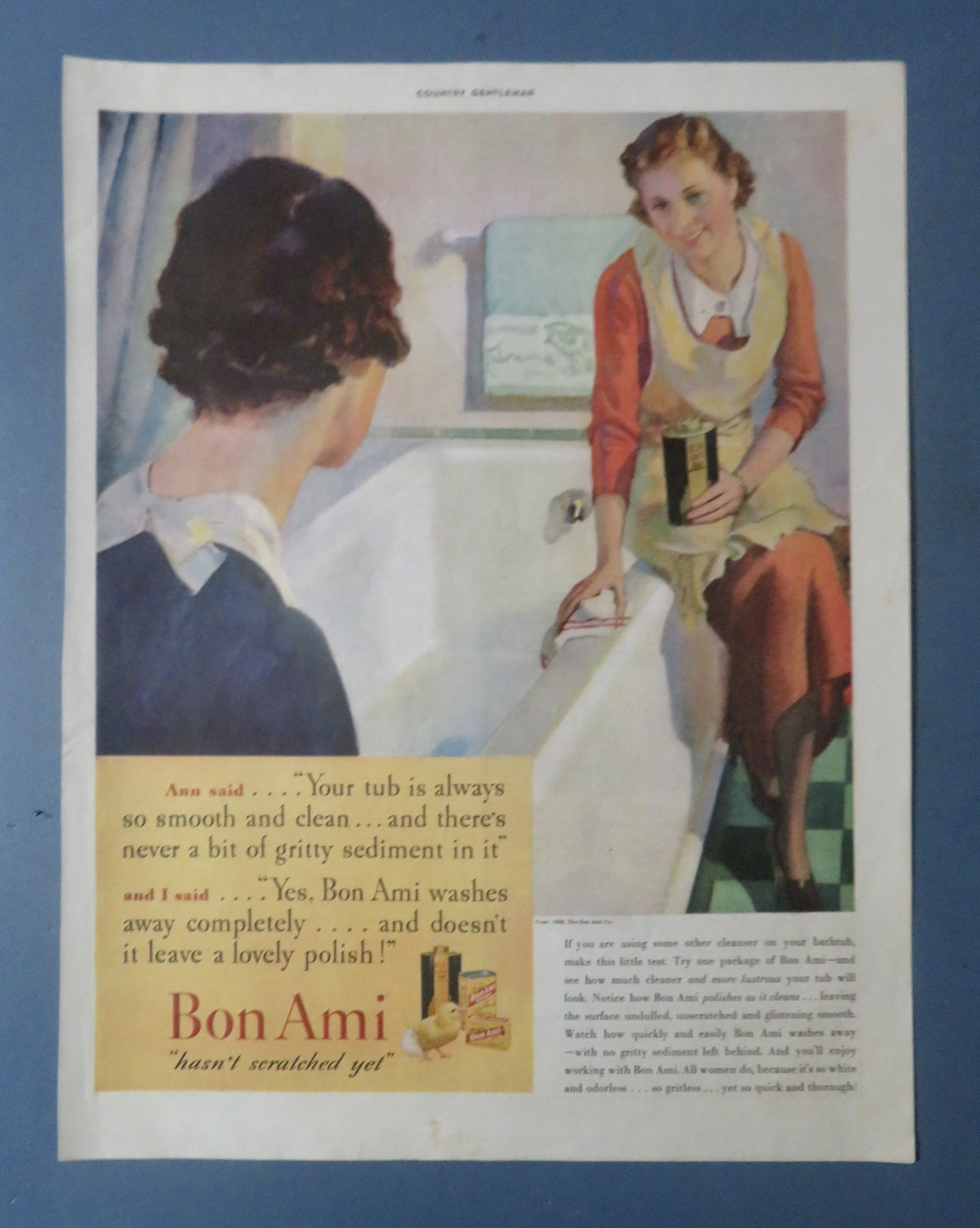 1935 Bon Ami Powder with Two Women Talking
