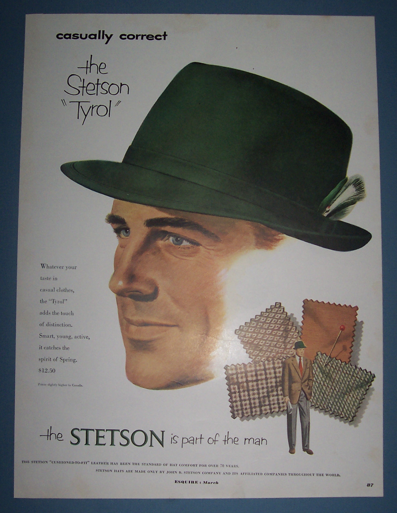 Vintage Ad: 1952 Stetson Hats