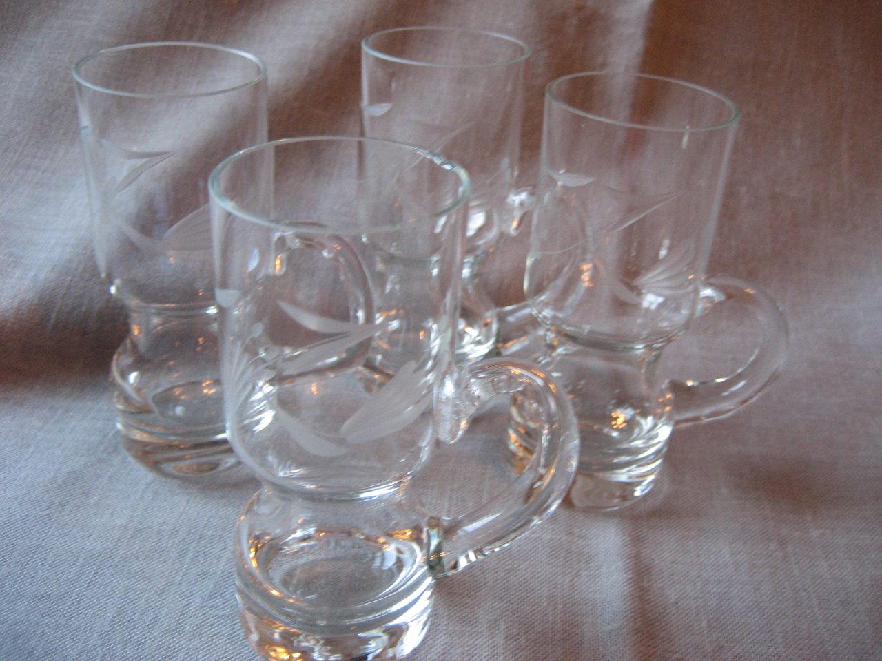 Four Princess House Liquor Glasses