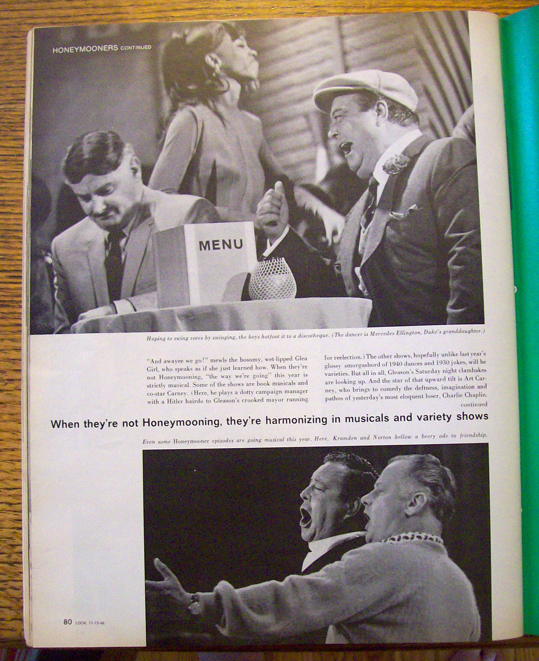 Look Magazine November 15, 1966 J. Gleason & A. Carney