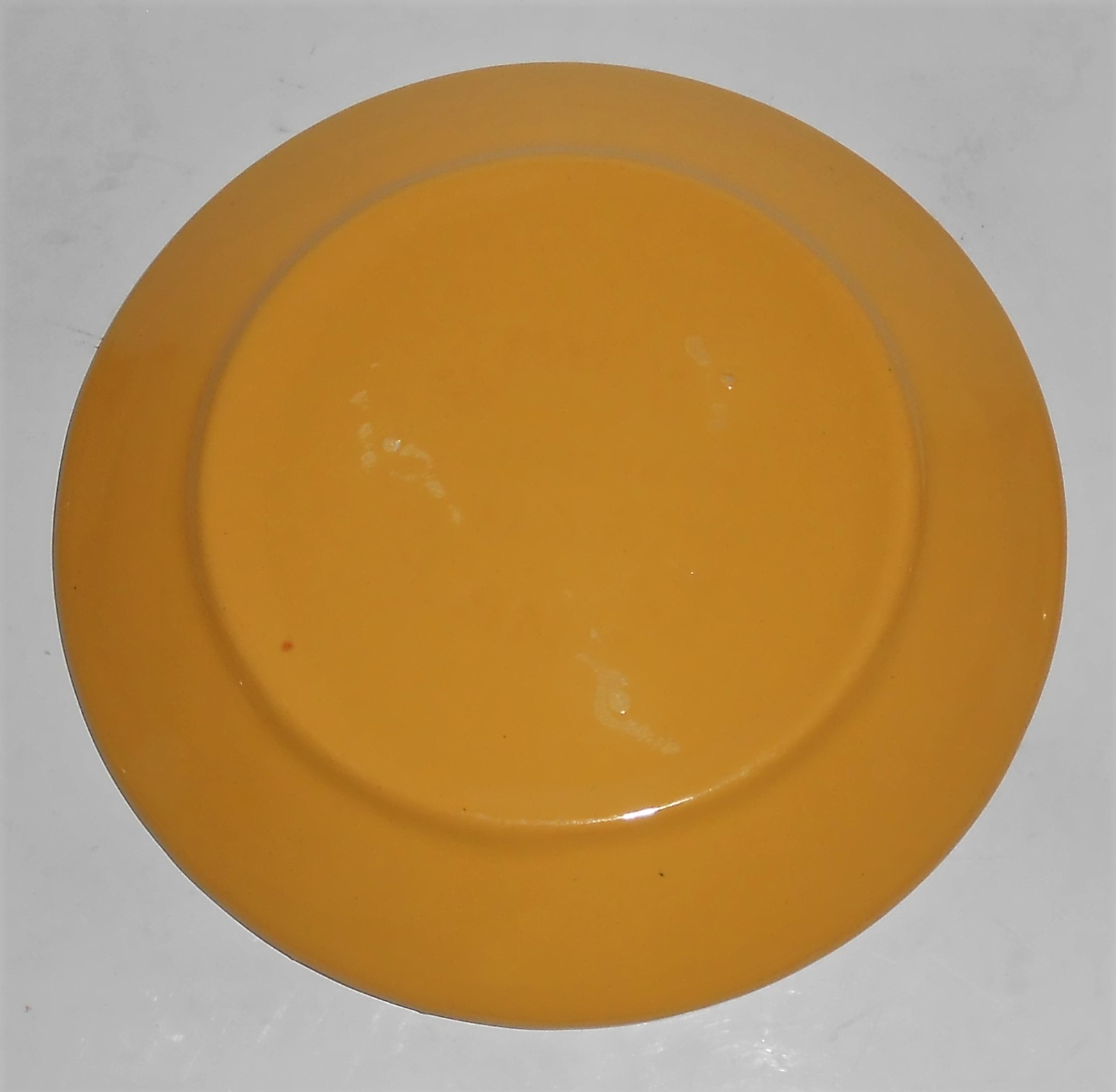 Bauer Pottery Ring Ware Yellow Bread Plate