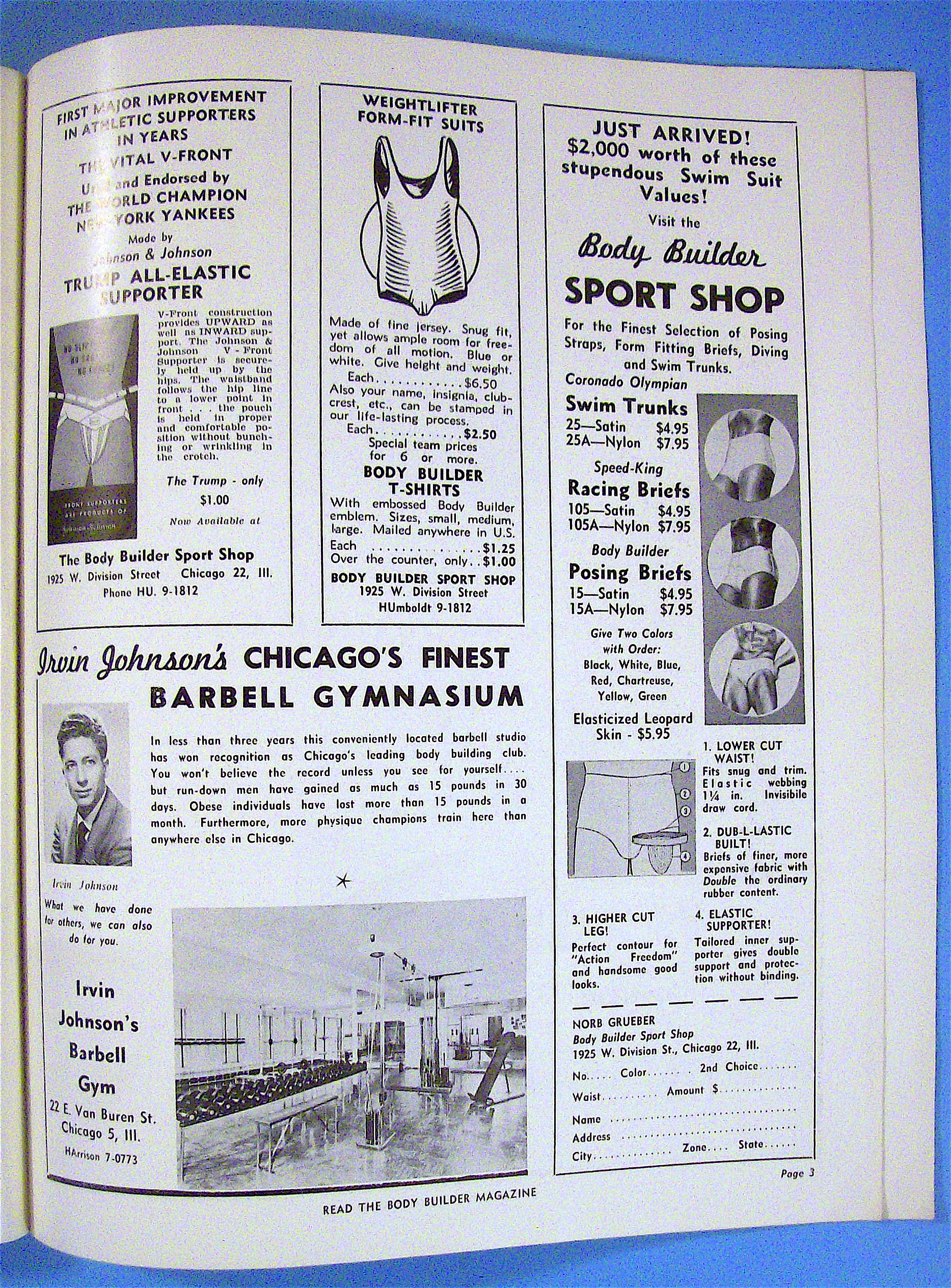 Body Builder Souvenir Program March 1951 John Grimek