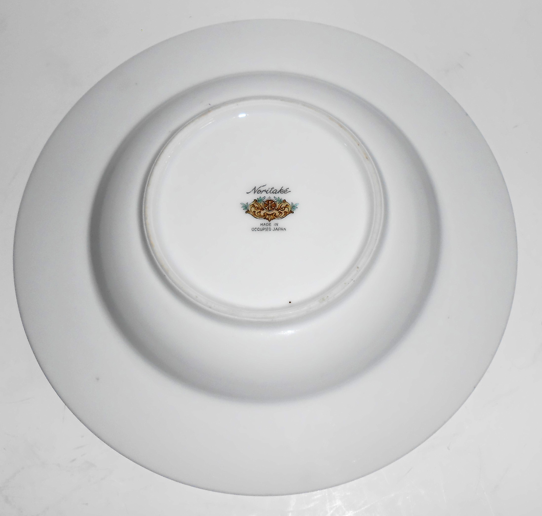 Noritake China Chevonia 6003 Gold Band Soup Bowl Occupi