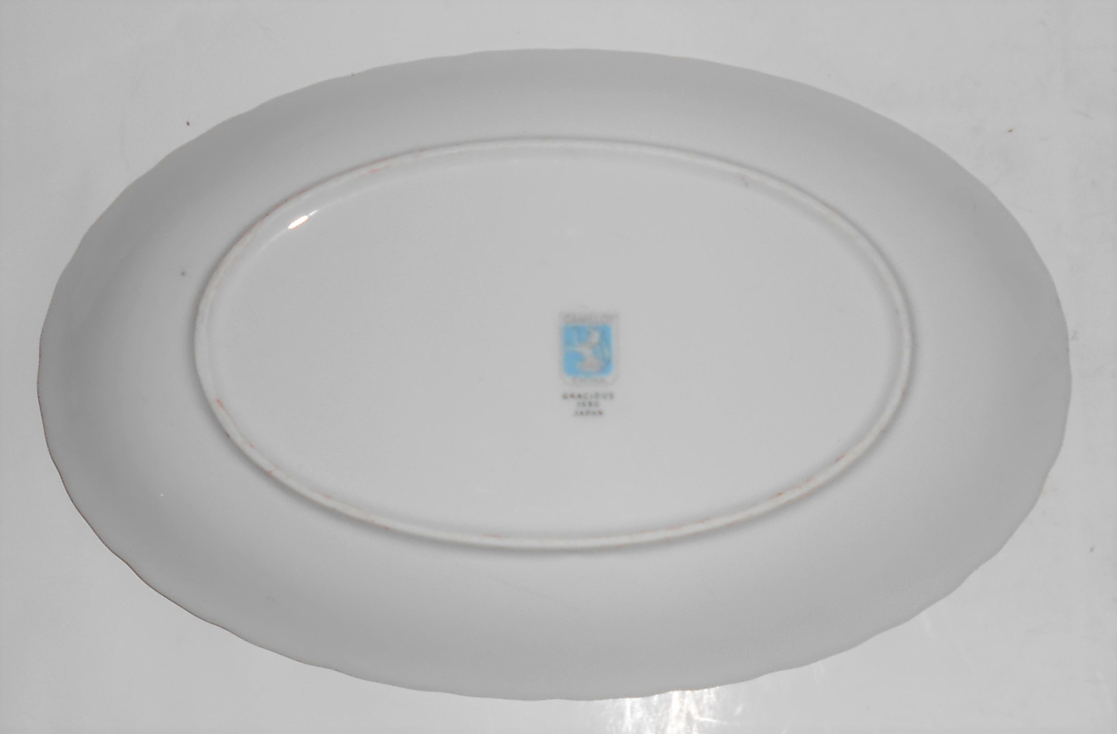 Camelot Fine China Porcelain Gracious Platinum Relish