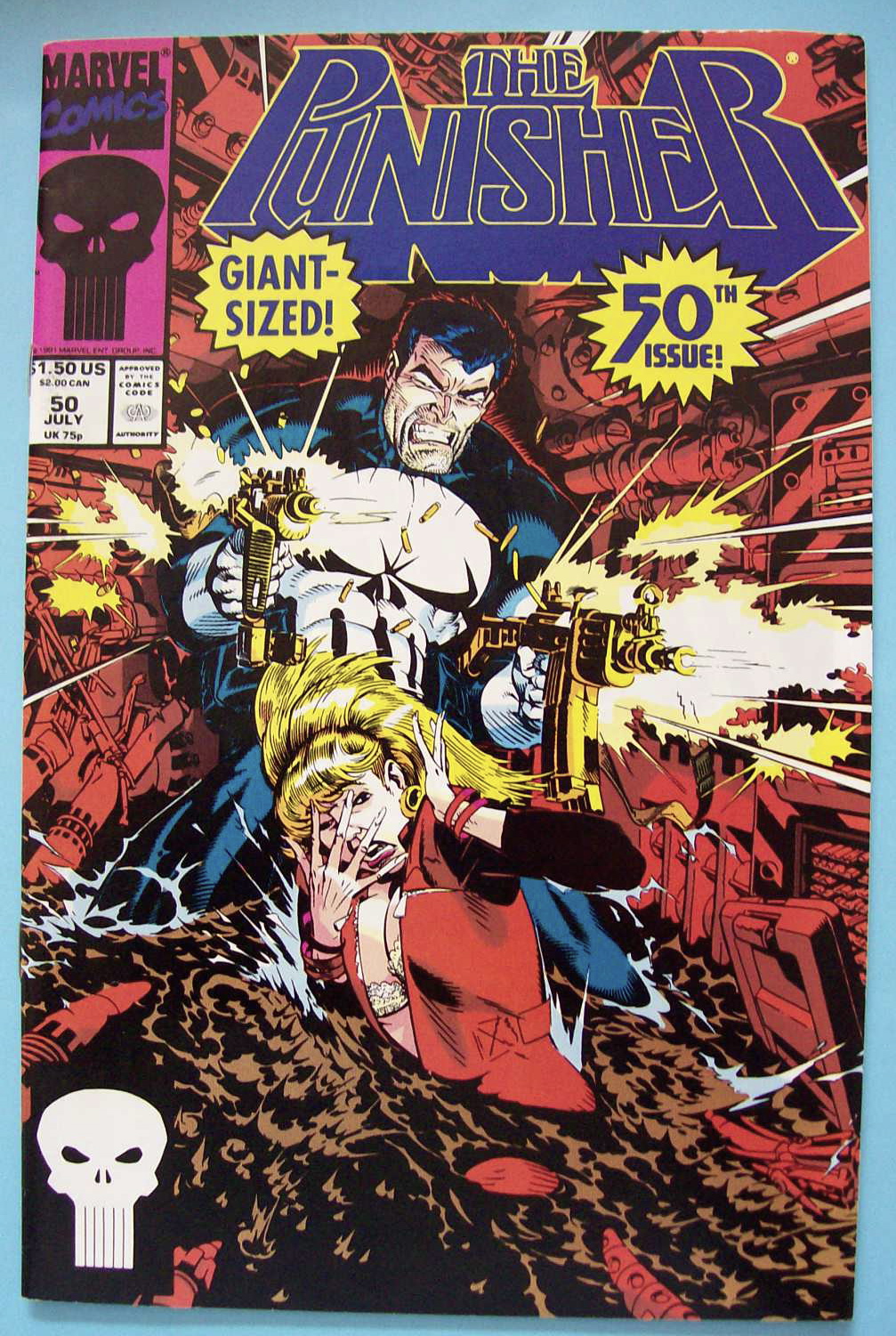 The Punisher Comics - July 1991 - 50th Issue