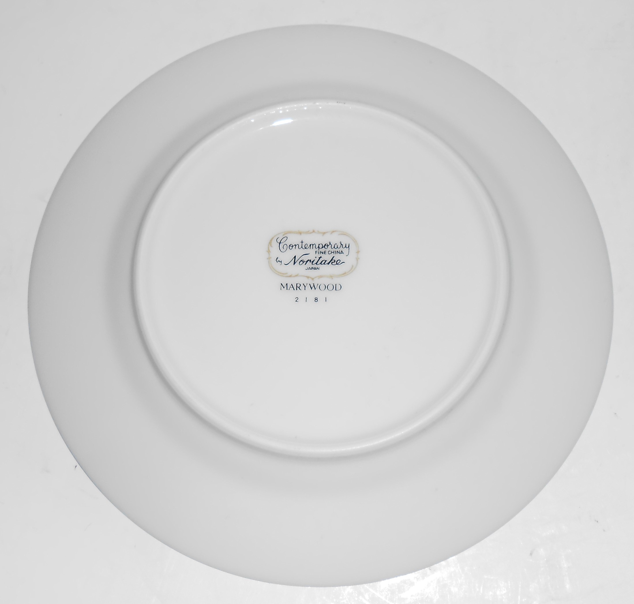 Noritake Porcelain China 2181 Marywood w/Platinum Bread