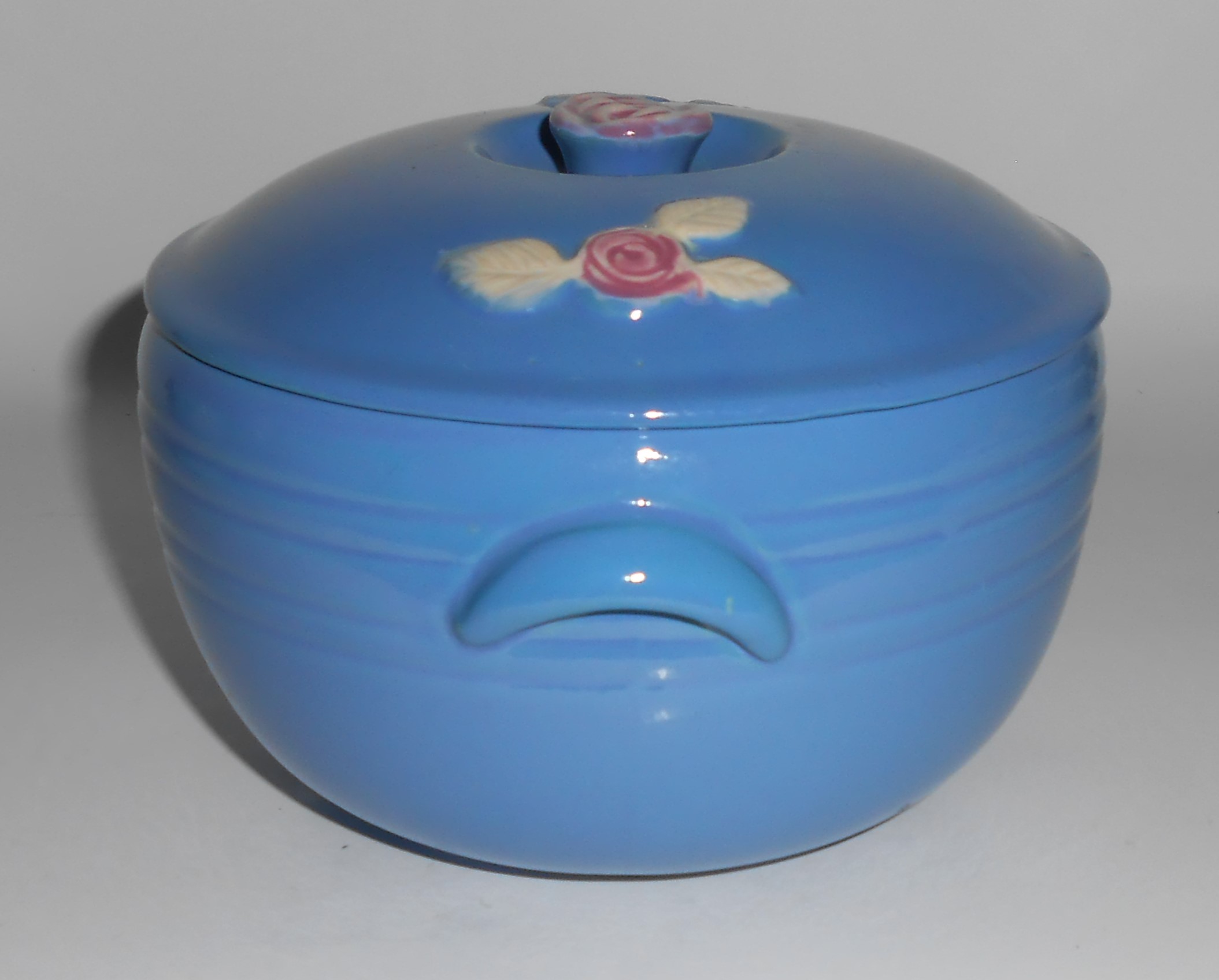 Coors Pottery Rosebud Early Blue Triple Service 2 Pint