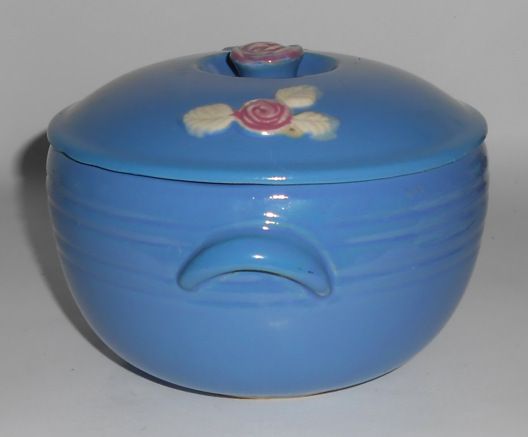 Coors Pottery Rosebud Early Blue Triple Service 2 Pint