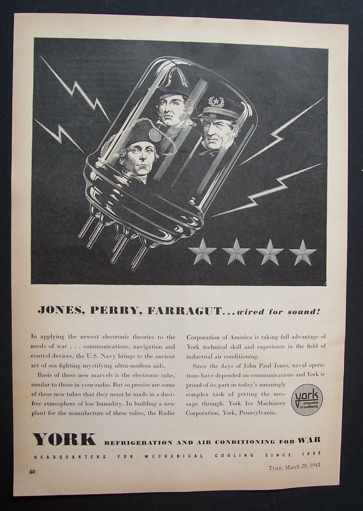 1943 York Refrigeration & Air Conditioning For War