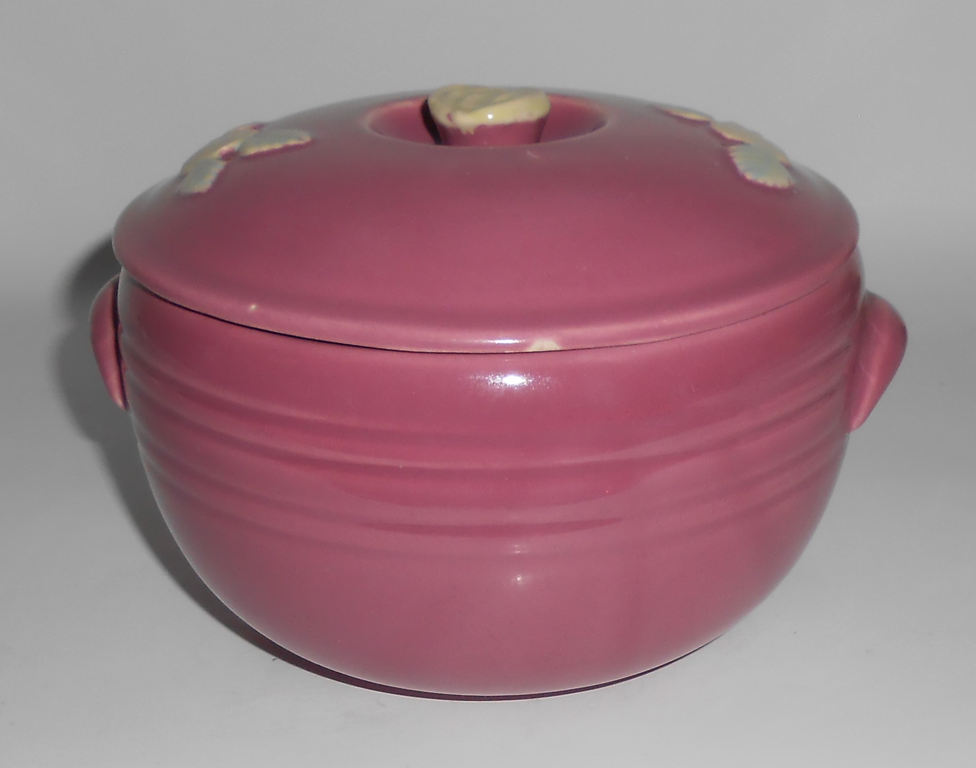 Coors Pottery Rosebud Early Red Triple Service 2 Pint C