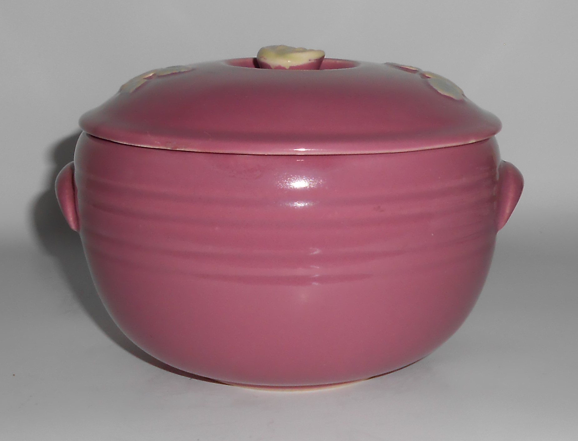 Coors Pottery Rosebud Early Red Triple Service 2 Pint C