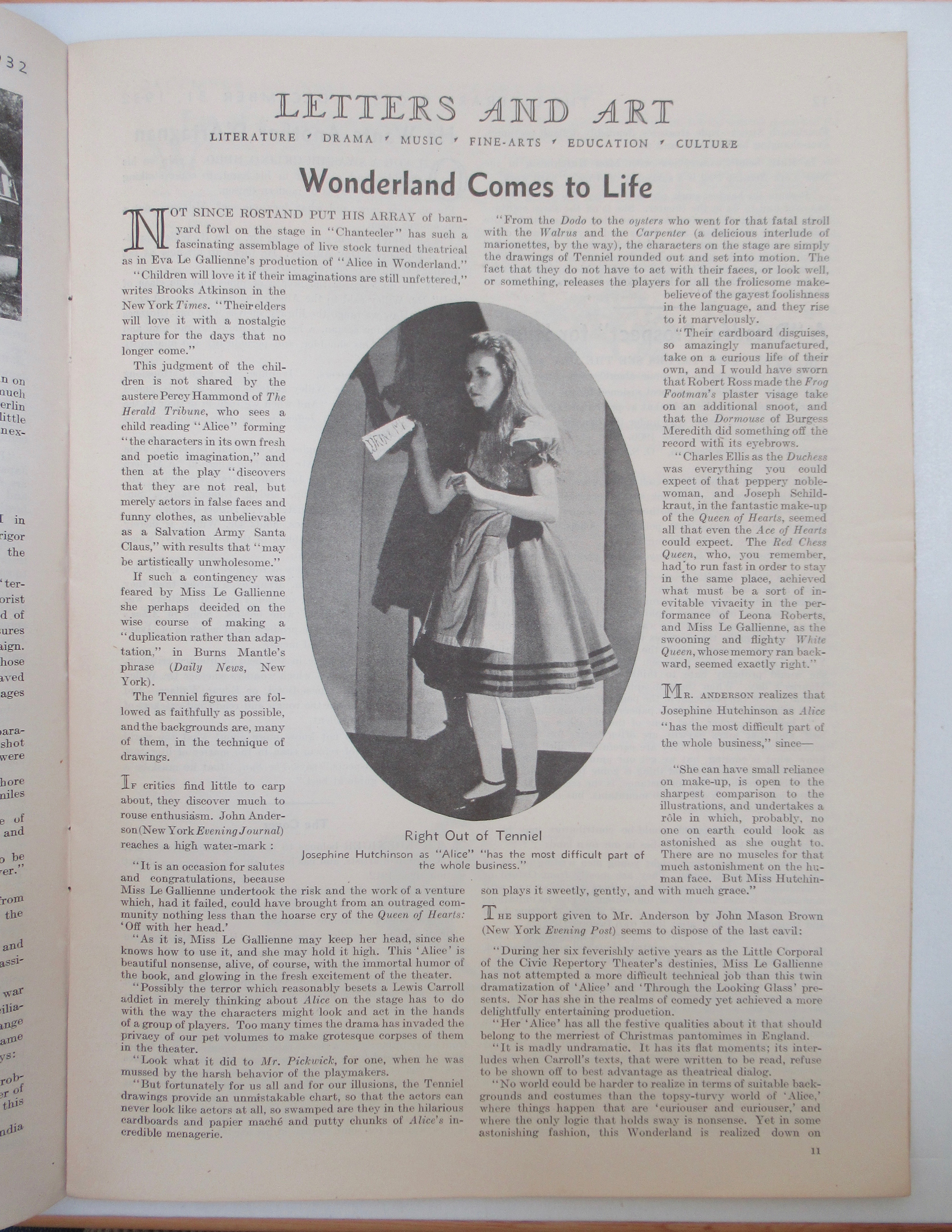 Literary Digest Magazine December 31, 1932