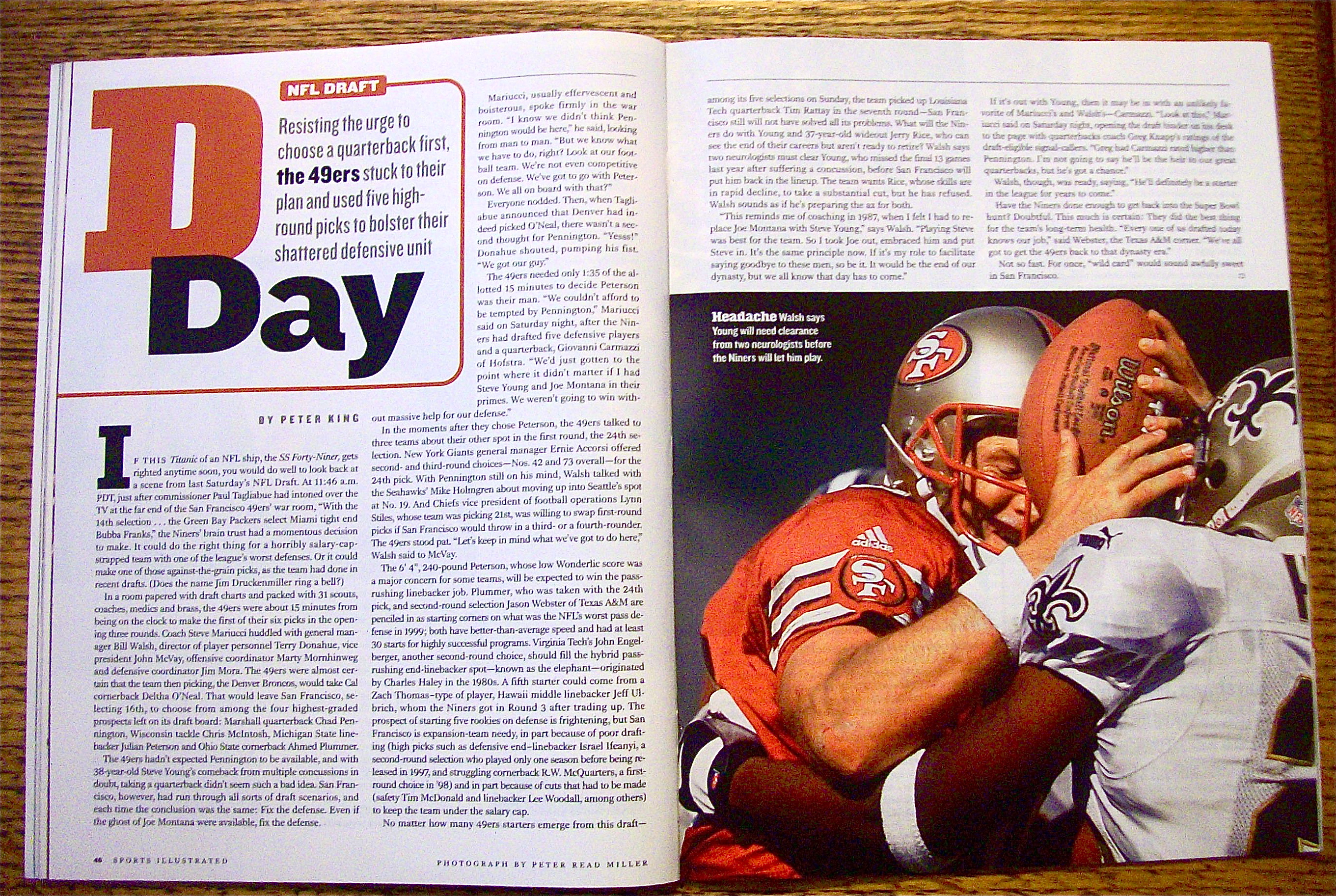 Sports Illustrated Magazine April 24, 2000 Keyshawn J.