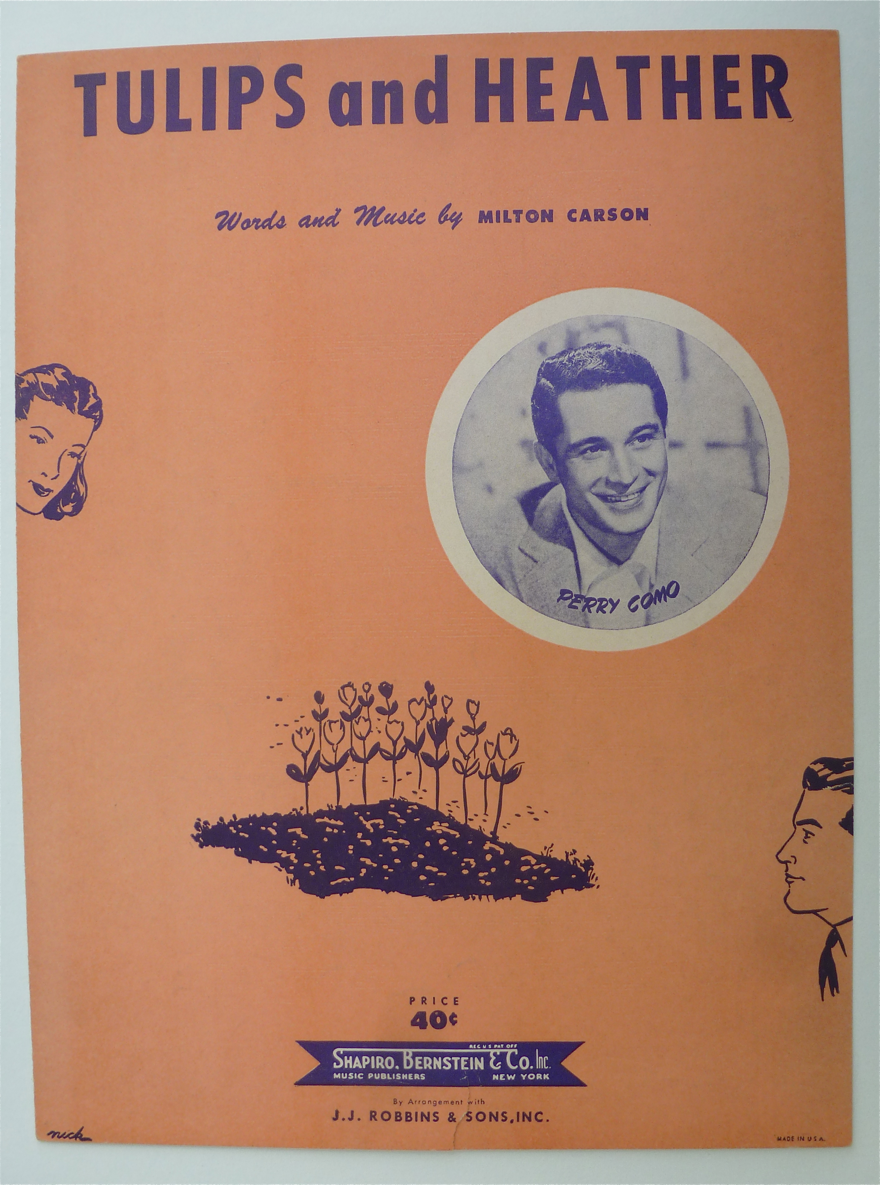 Sheet Music For 1950 Tulips And Heather