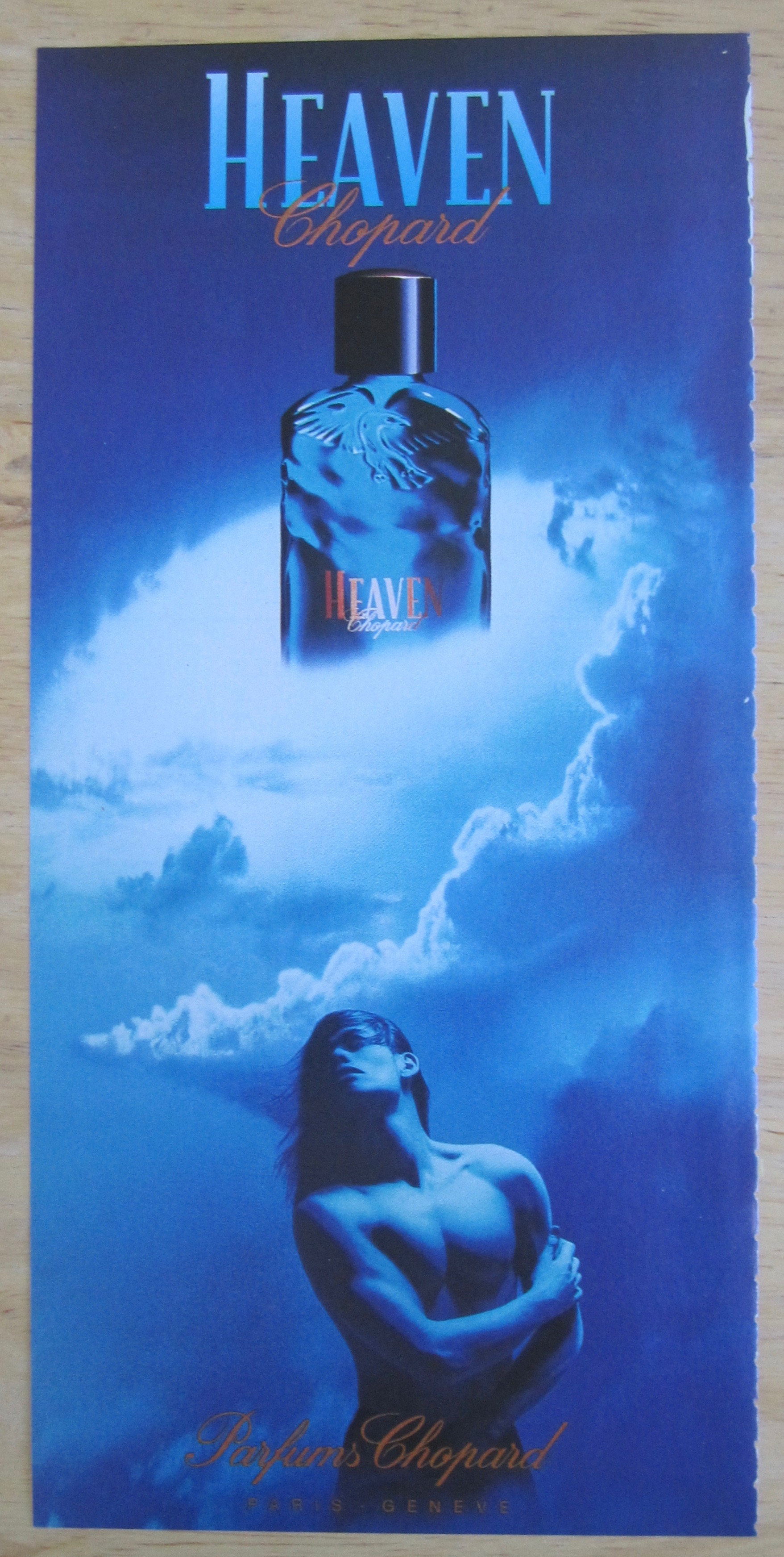 2004 Heaven Chopard Cologne with Handsome Man