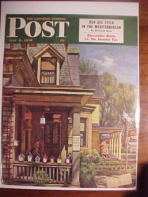Saturday Evening Post Cover By John Falter-May 8, 1948