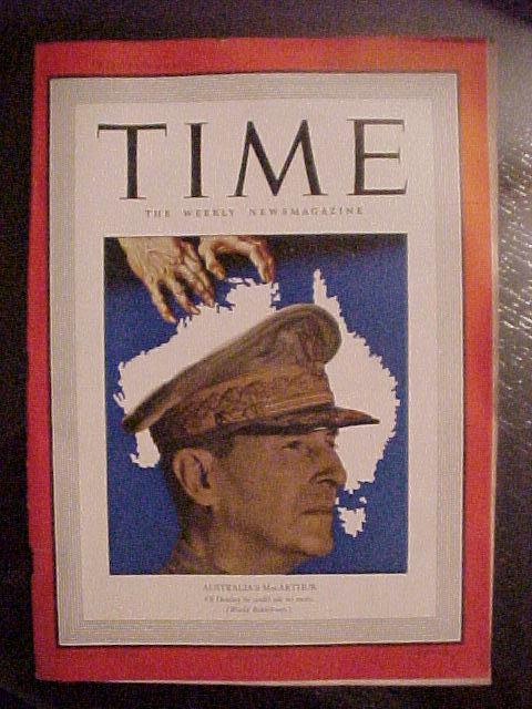 Time Magazine - March 30, 1942 - Australia's MacArthur