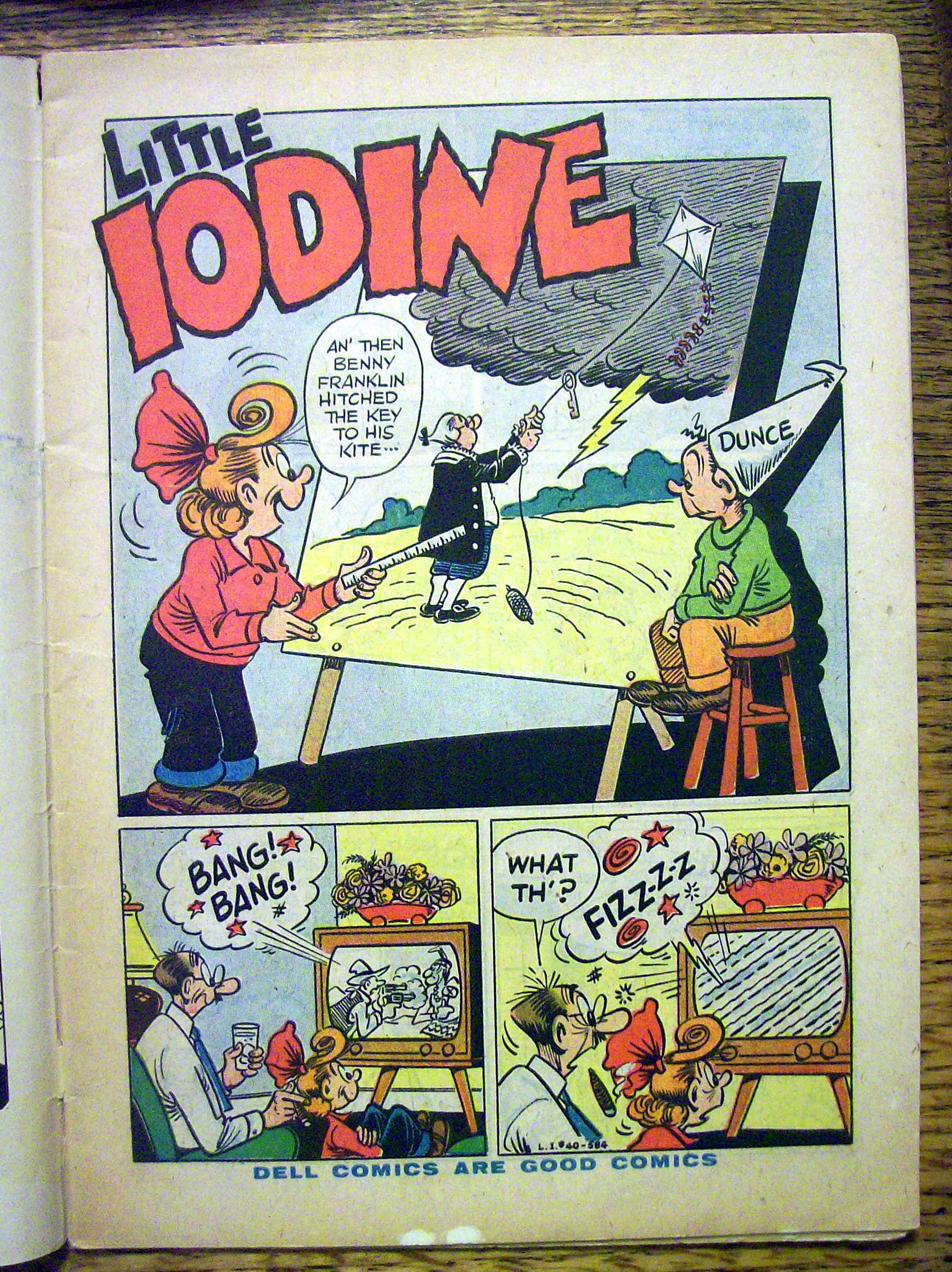 Little Iodine Comic #40 April-June 1958 Little Iodine