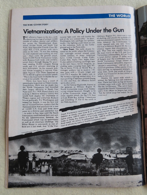 Time Magazine April 17, 1972 Vietnam: The Big Test
