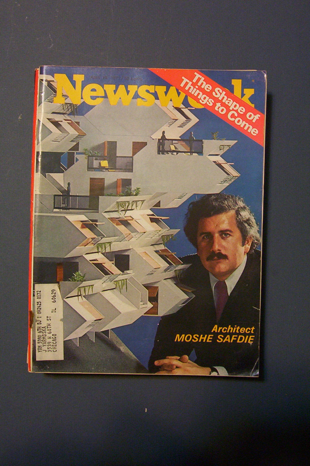 Newsweek Magazine - April 19, 1971 - Moshe  Safdie