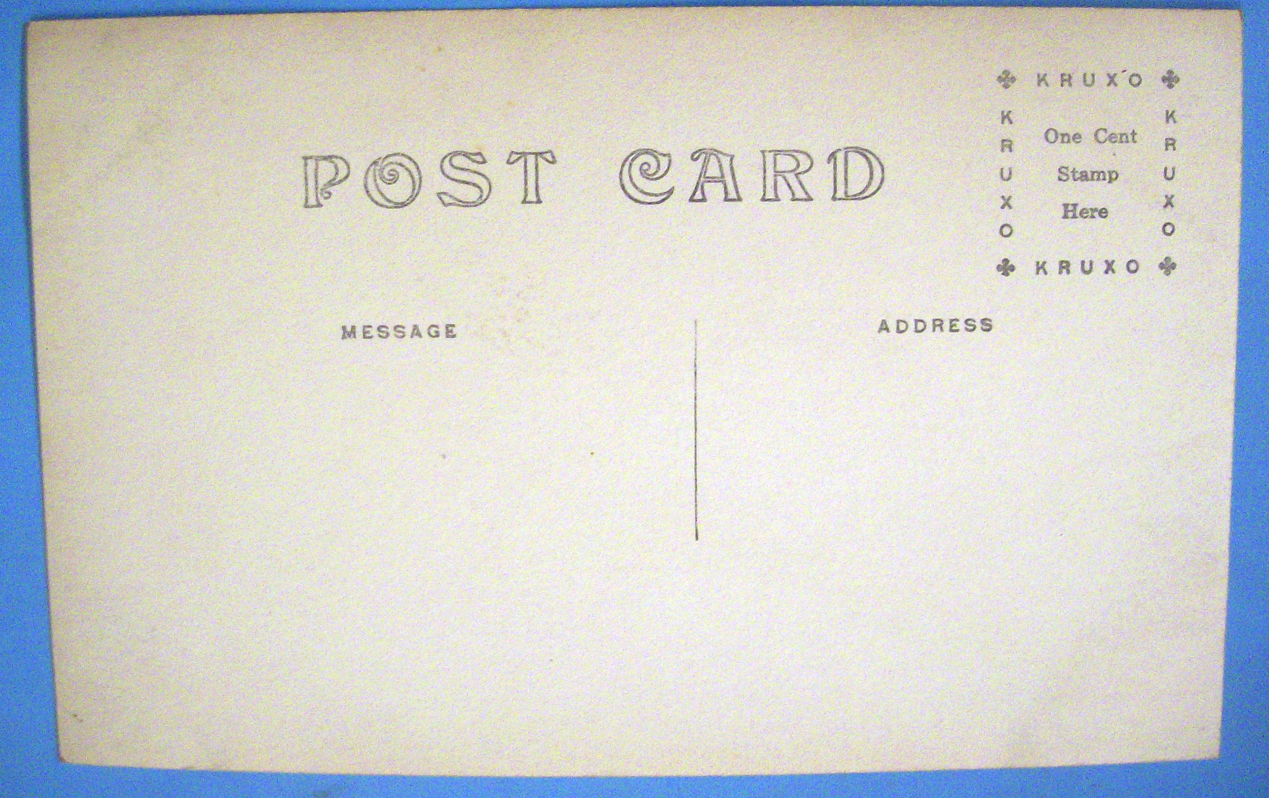 Vintage Postcard Of Two Story Building
