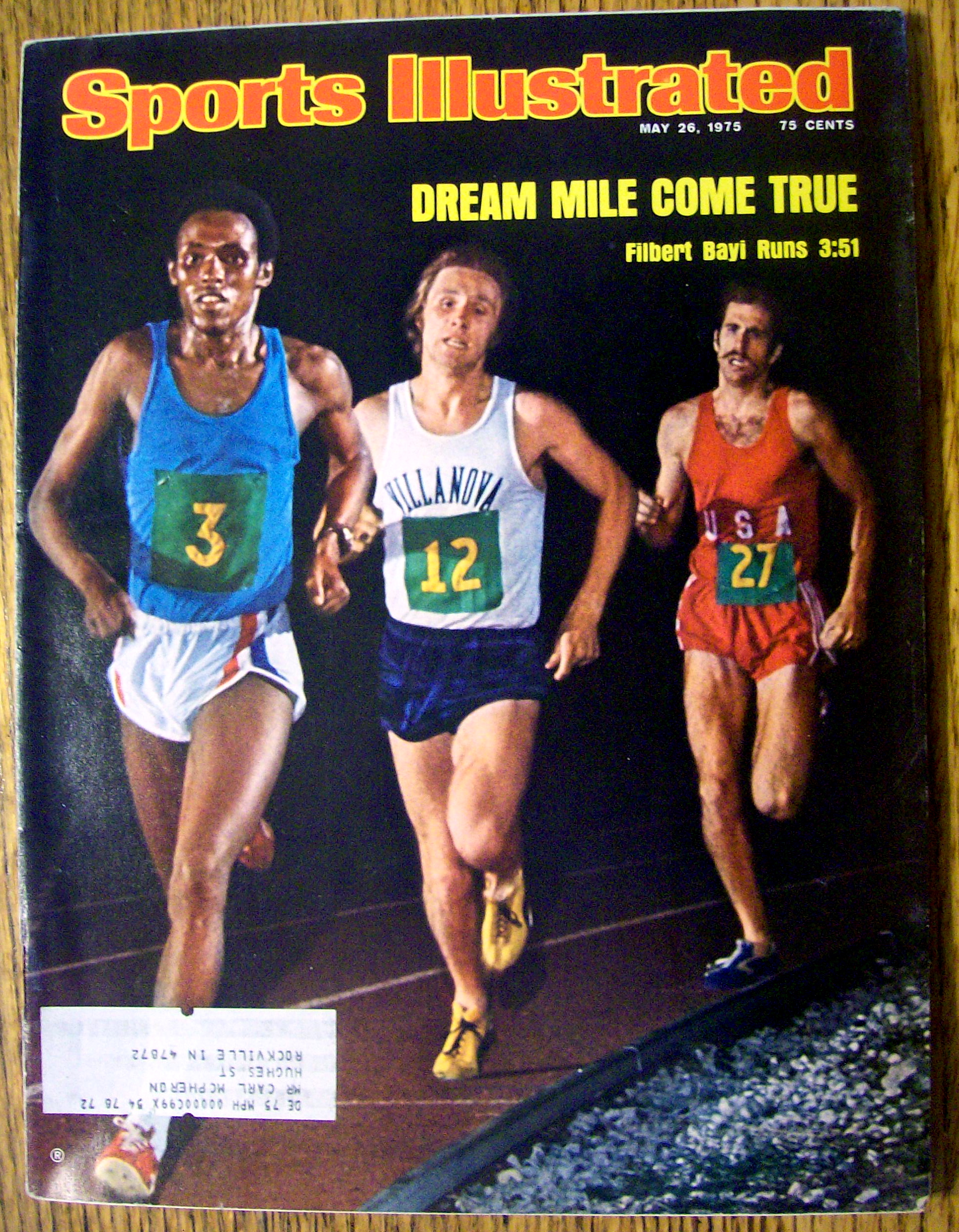 Sports Illustrated Magazine-May 26, 1975-Filbert Bayi