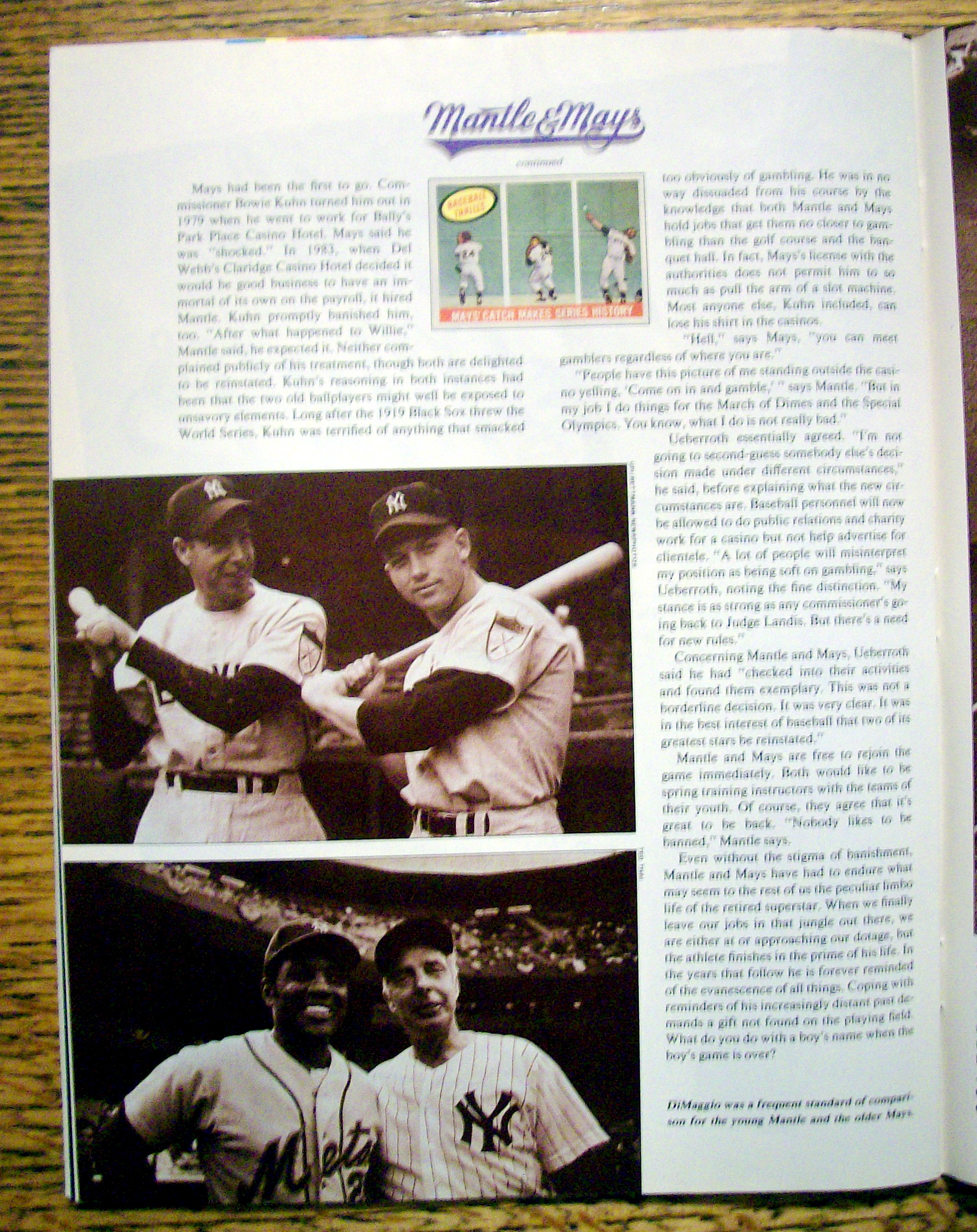 Sports Illustrated Magazine-March 25, 1985-Mays/Mantle