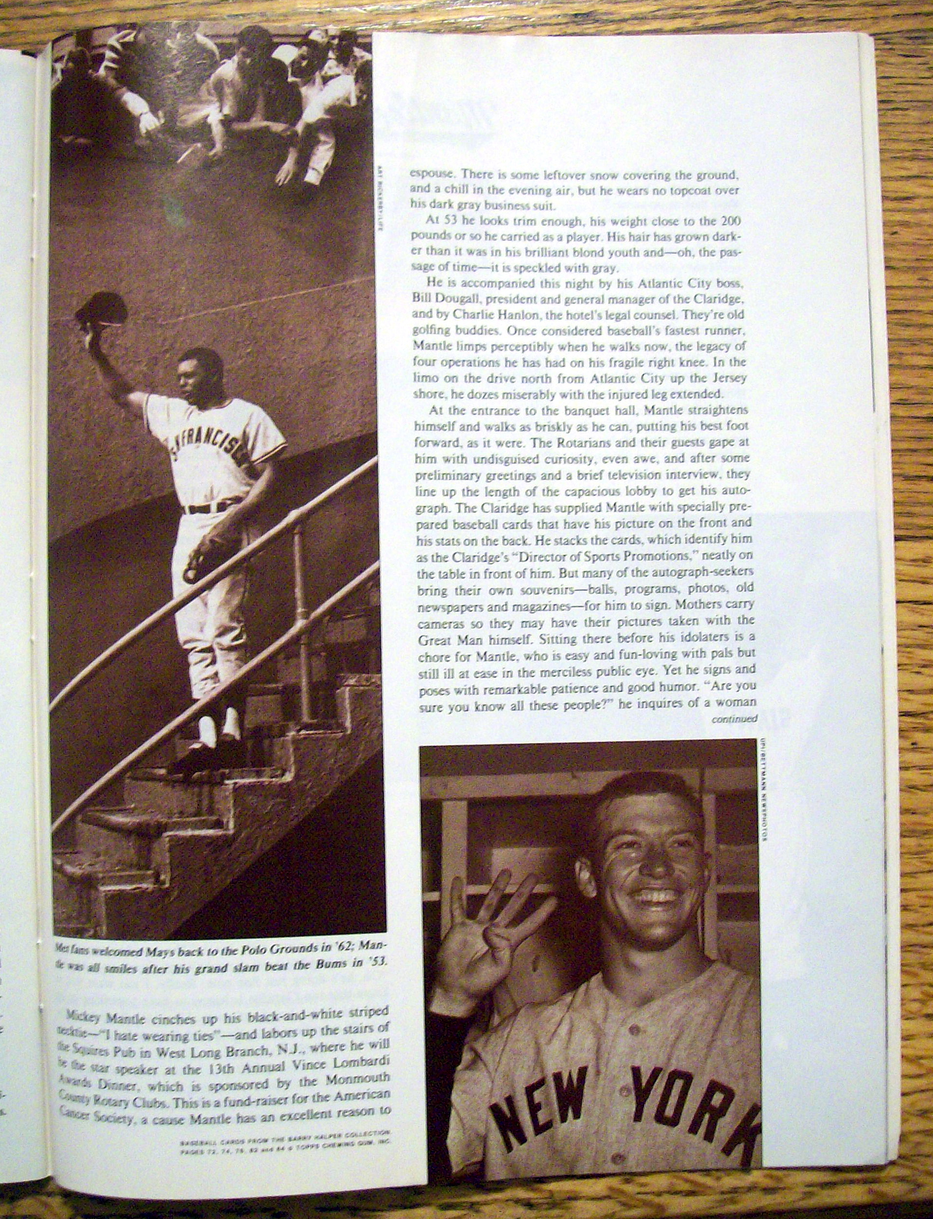 Sports Illustrated Magazine-March 25, 1985-Mays/Mantle