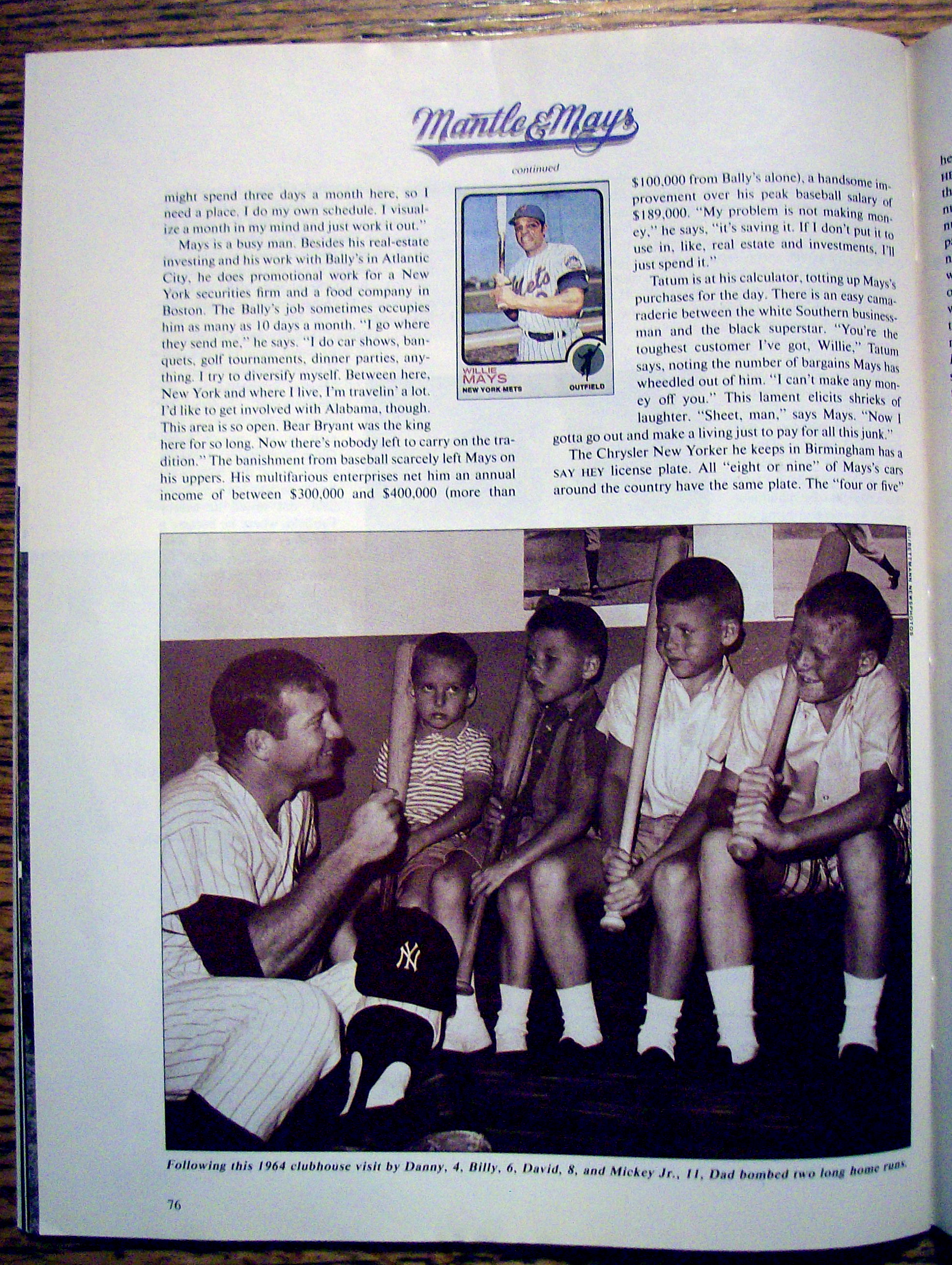 Sports Illustrated Magazine-March 25, 1985-Mays/Mantle