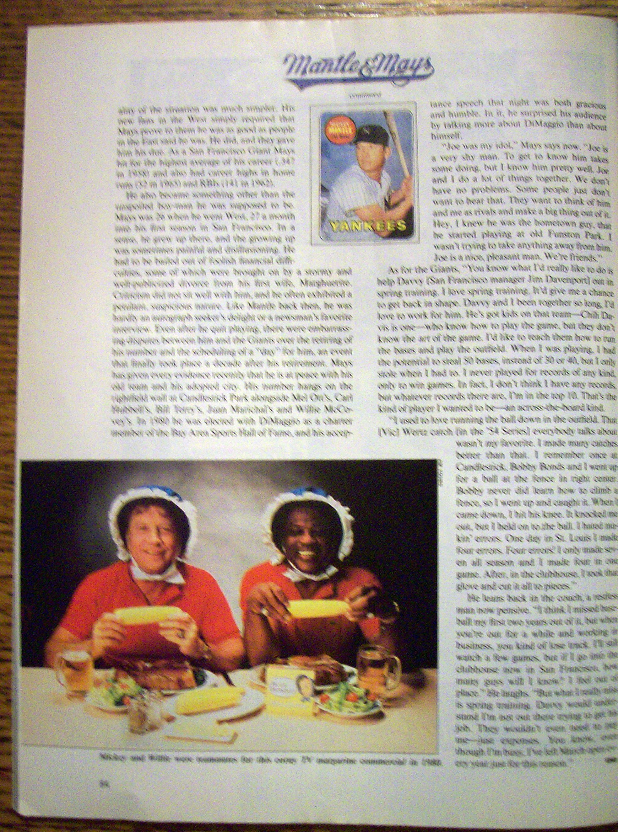 Sports Illustrated Magazine-March 25, 1985-Mays/Mantle