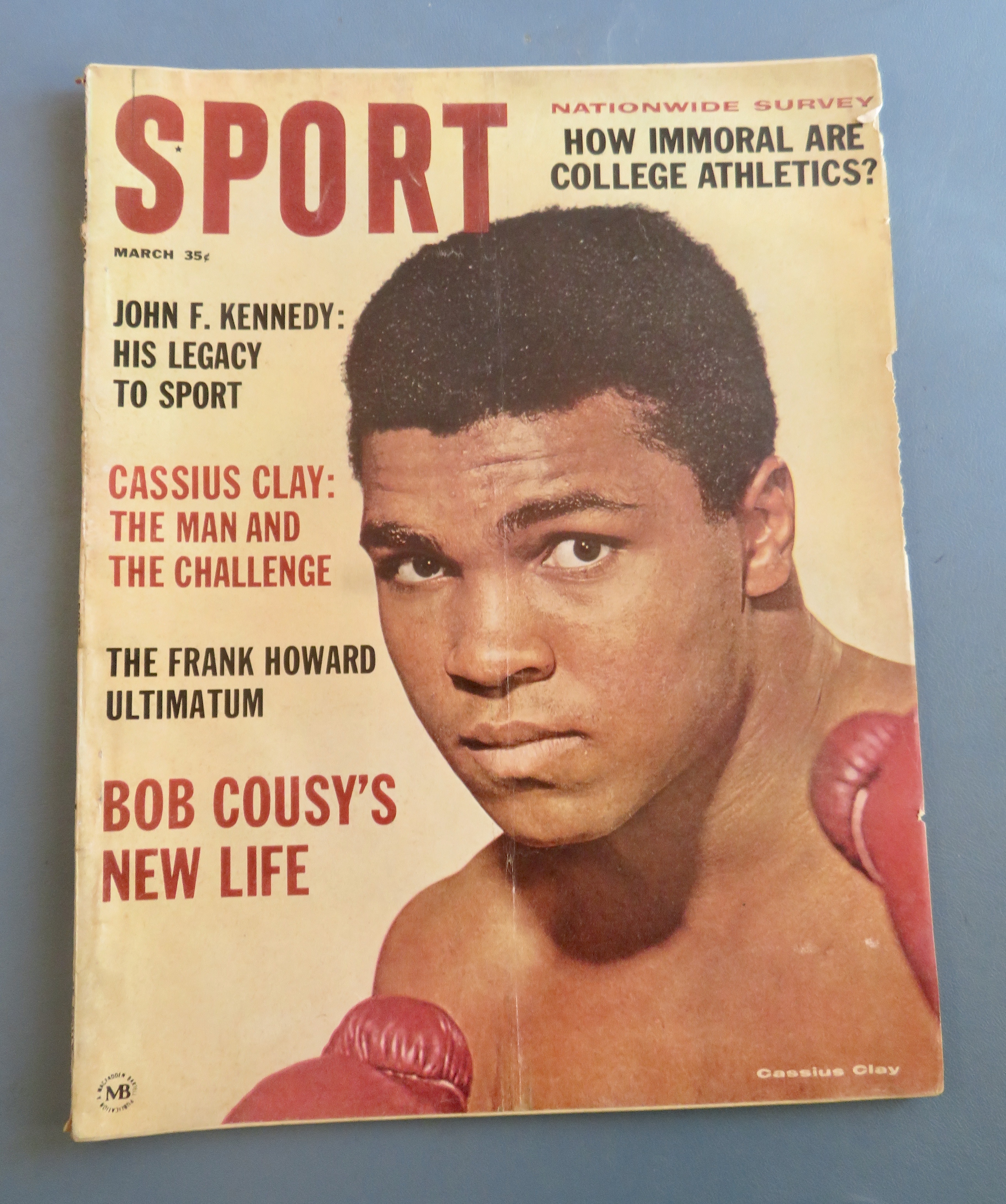 Sport Magazine March 1964 Cassius Clay/Bob Cousy