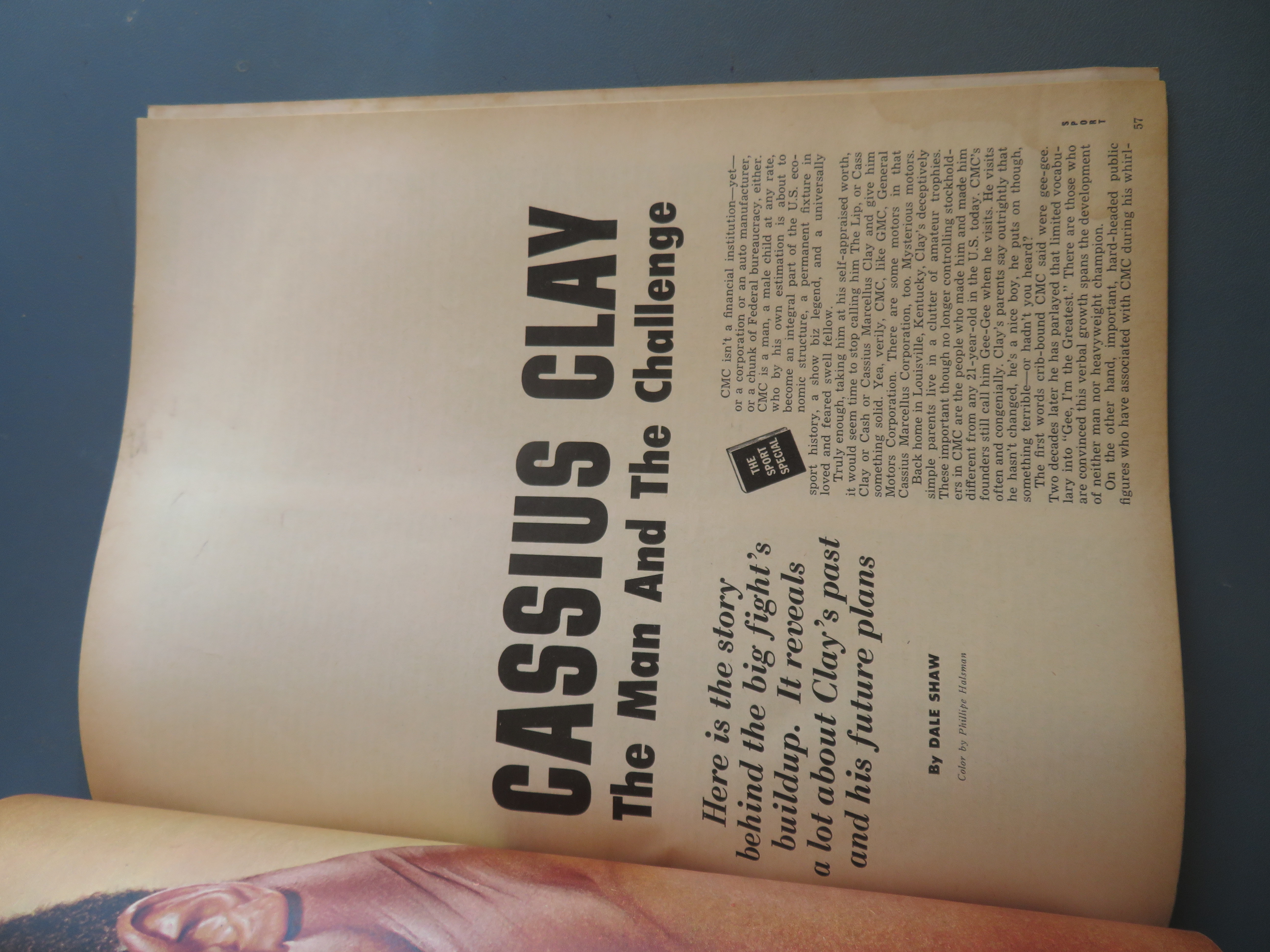 Sport Magazine March 1964 Cassius Clay/Bob Cousy