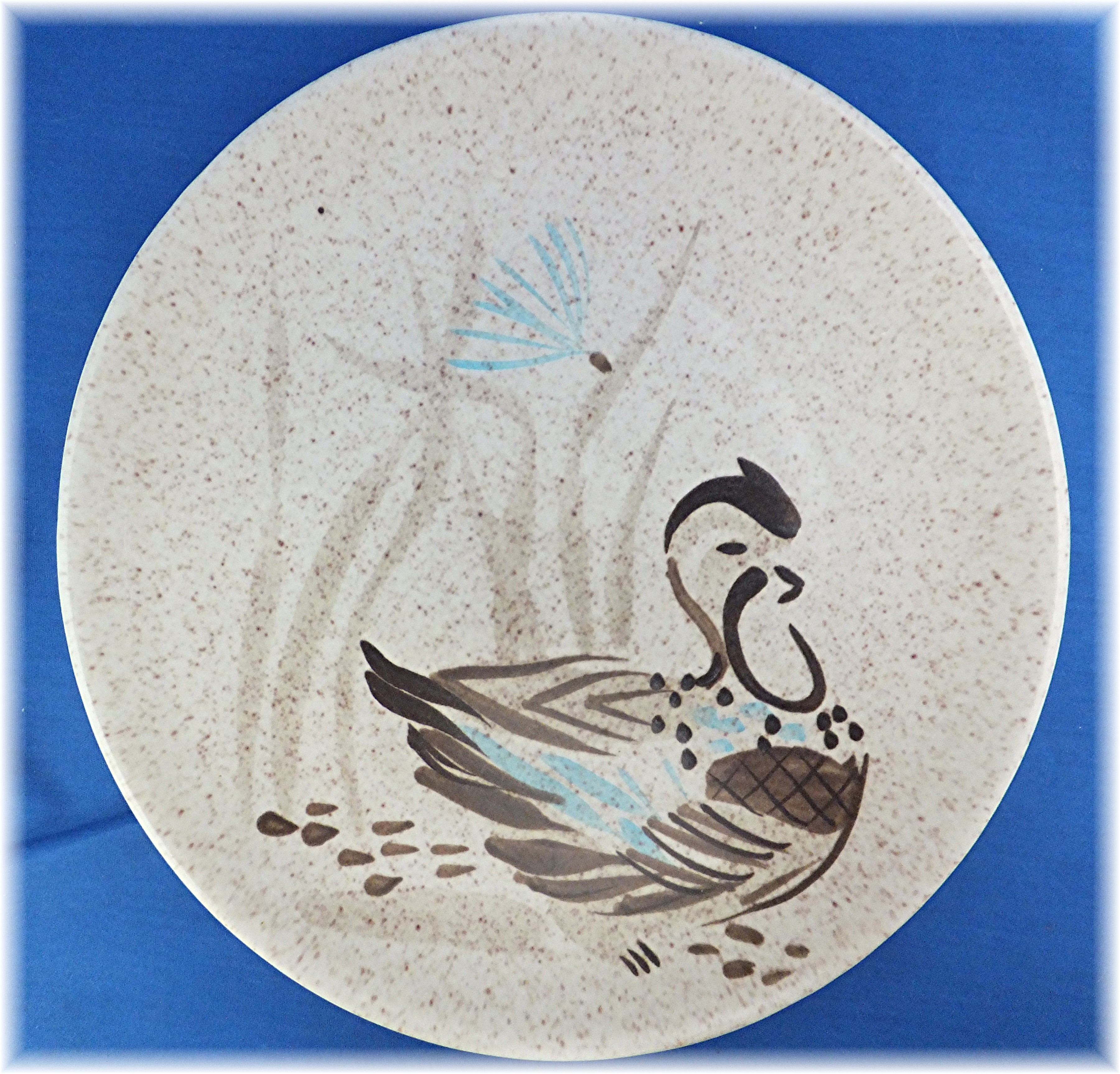 Salad Plate in the Bob White pattern by Red Wing China