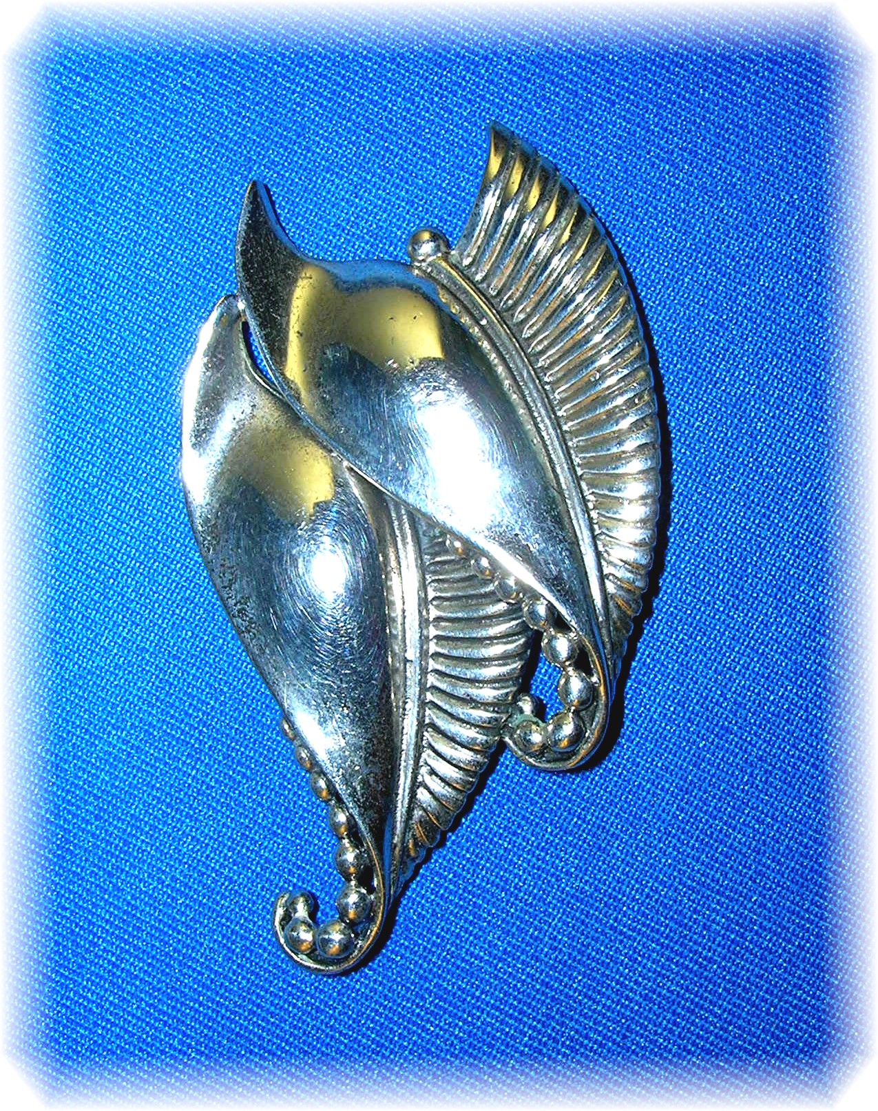DANECRAFT Sterling Silver  Leaf Brooch