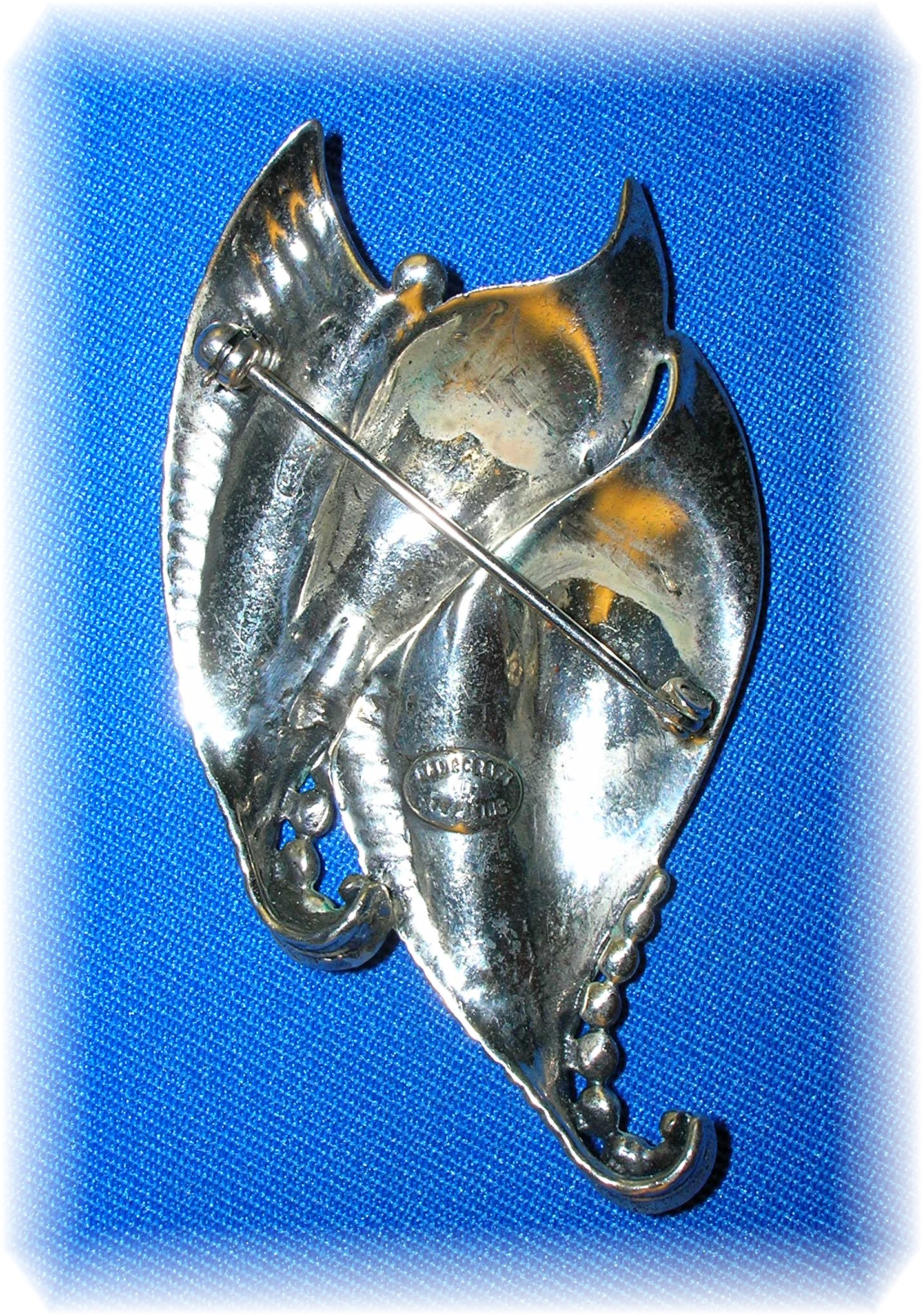 DANECRAFT Sterling Silver  Leaf Brooch