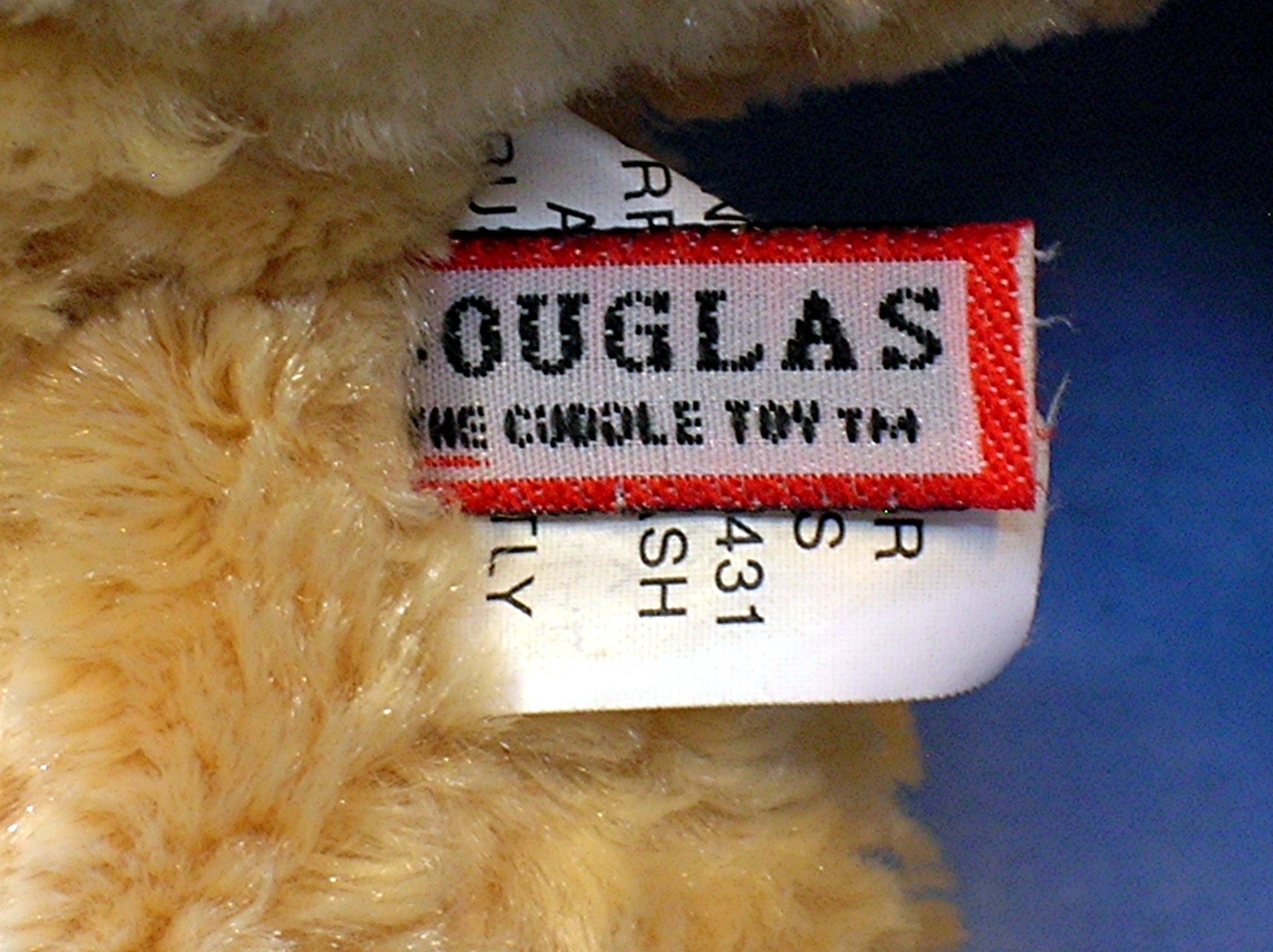 12" Bear By Douglas Cuddle Toys