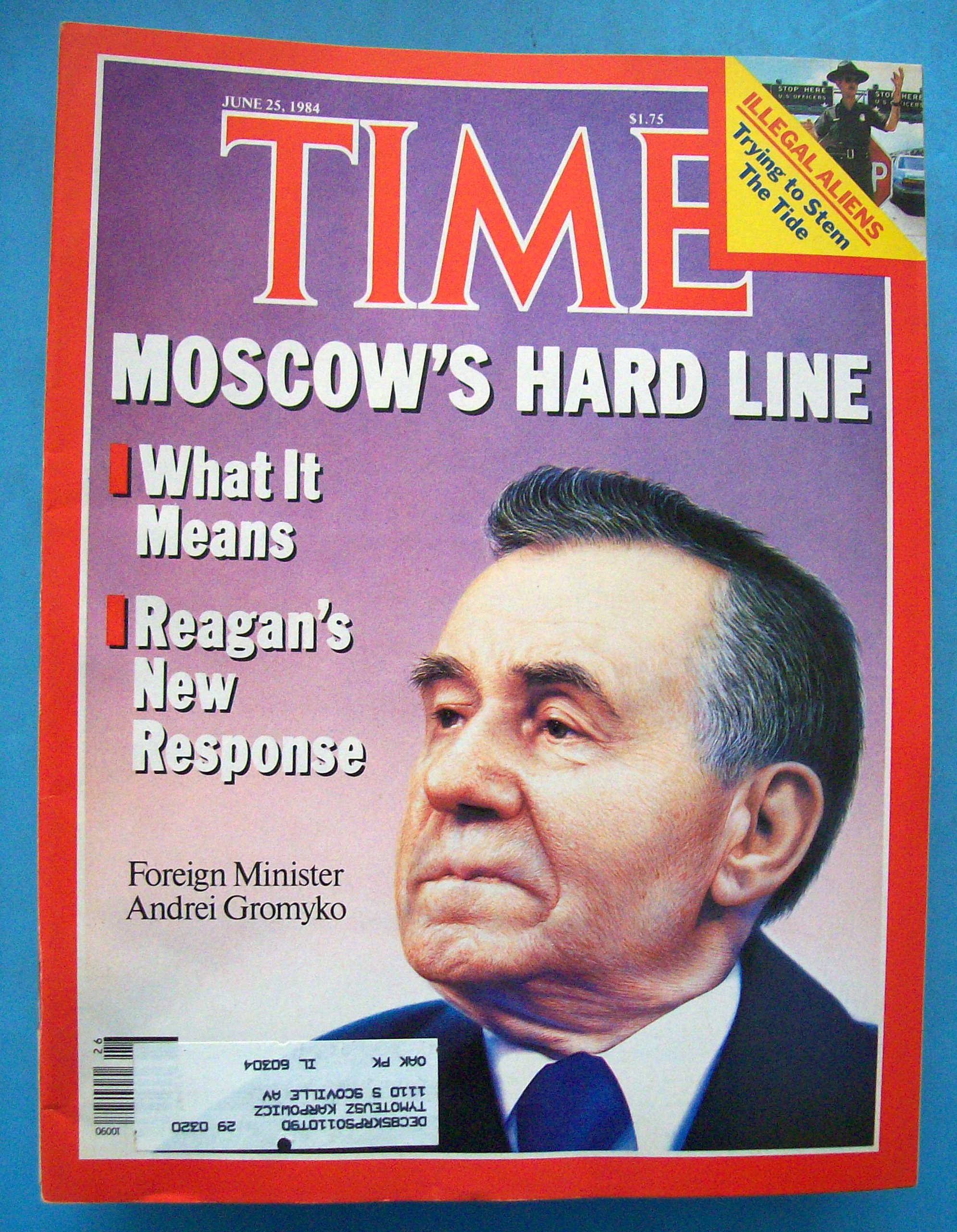Time Magazine - June 25, 1984 - Moscow's Hard Line